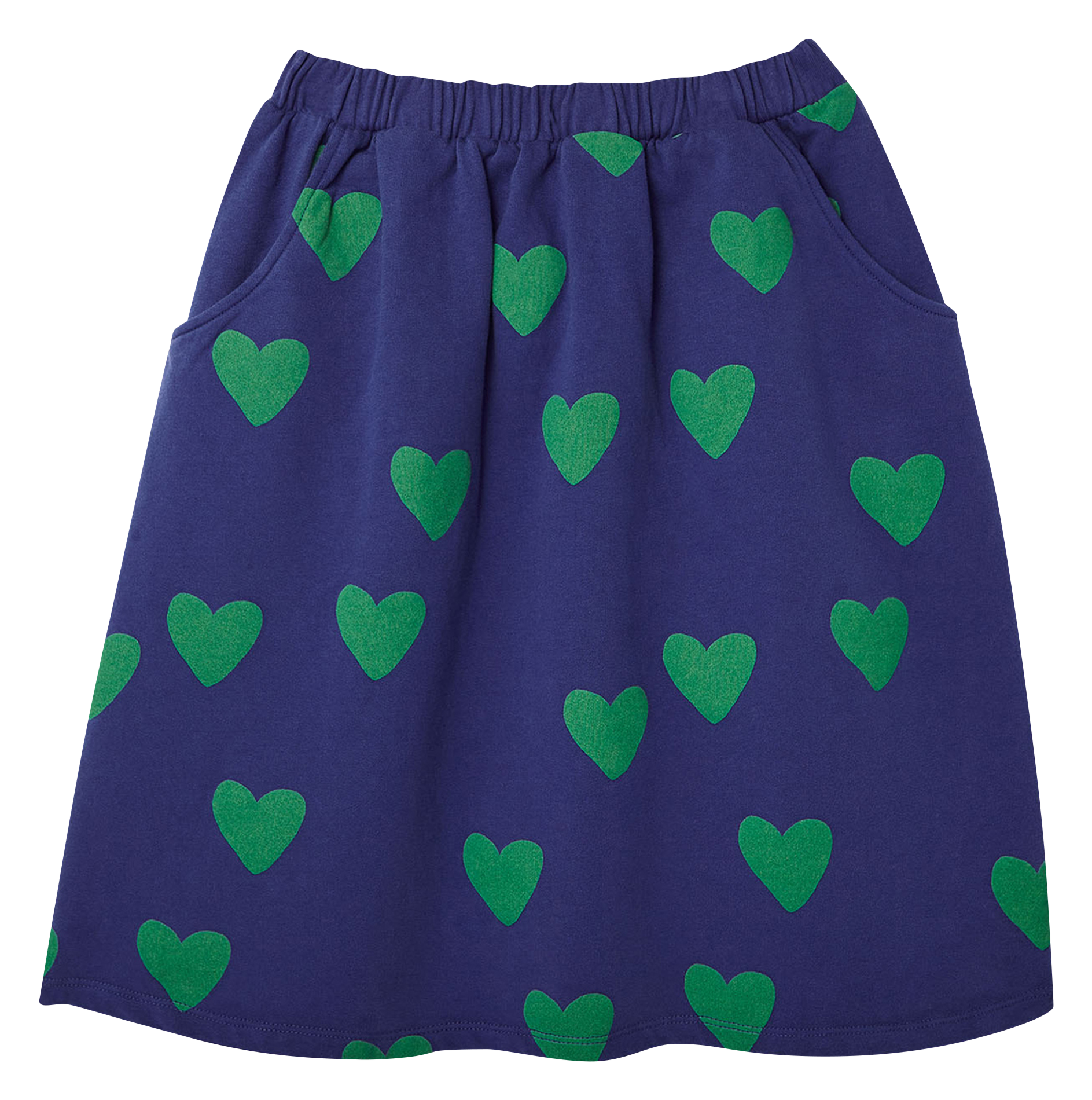 Jupe courte imprimée en coton  THE CAMPAMENTO Bleu