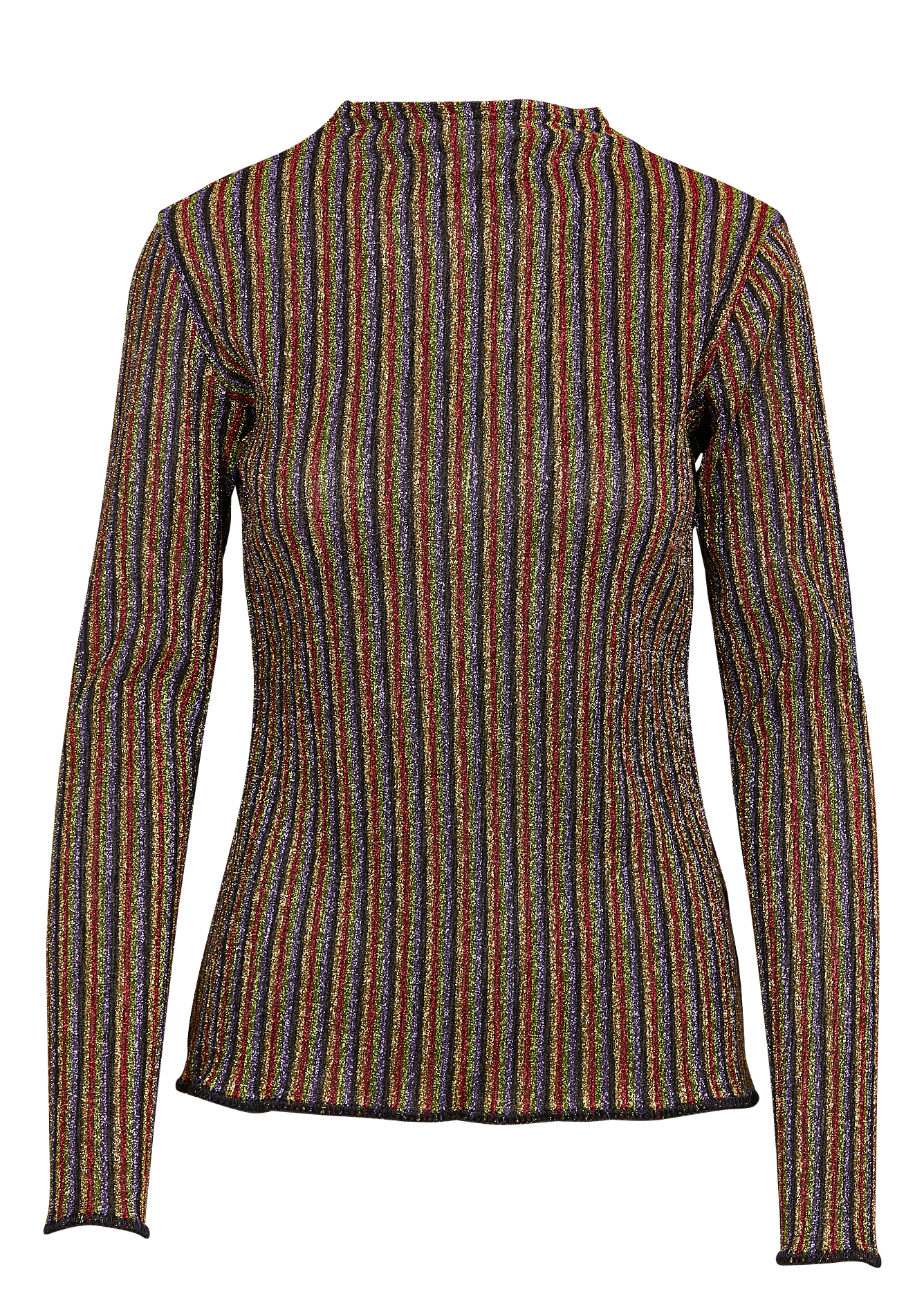 Pull ajusté à col montant ROSEANNA Multicolore