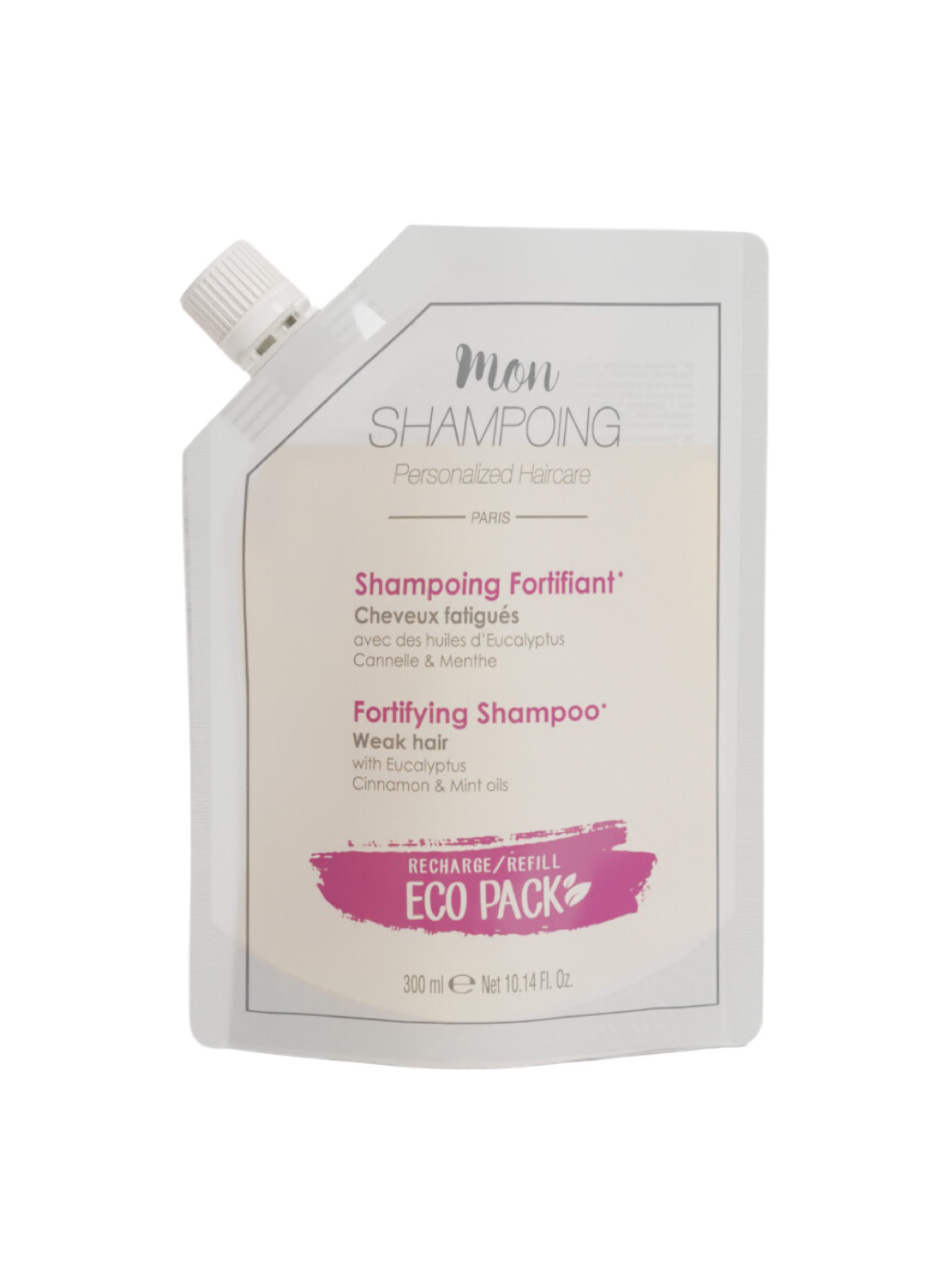 Navulling Eco Pack - Versterkende shampoo tegen haaruitval MON SHAMPOING No color