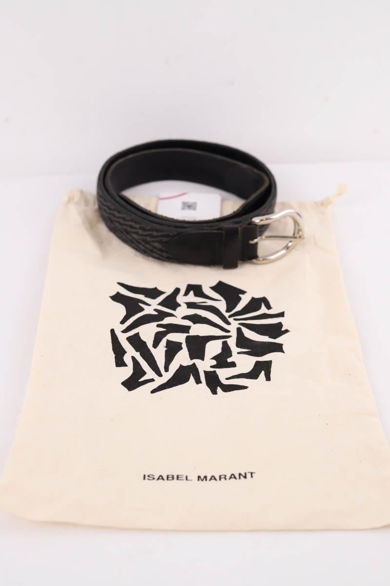- Buckle closure. - Width: 3 cm.  ISABEL MARANT - Seconde Main Black