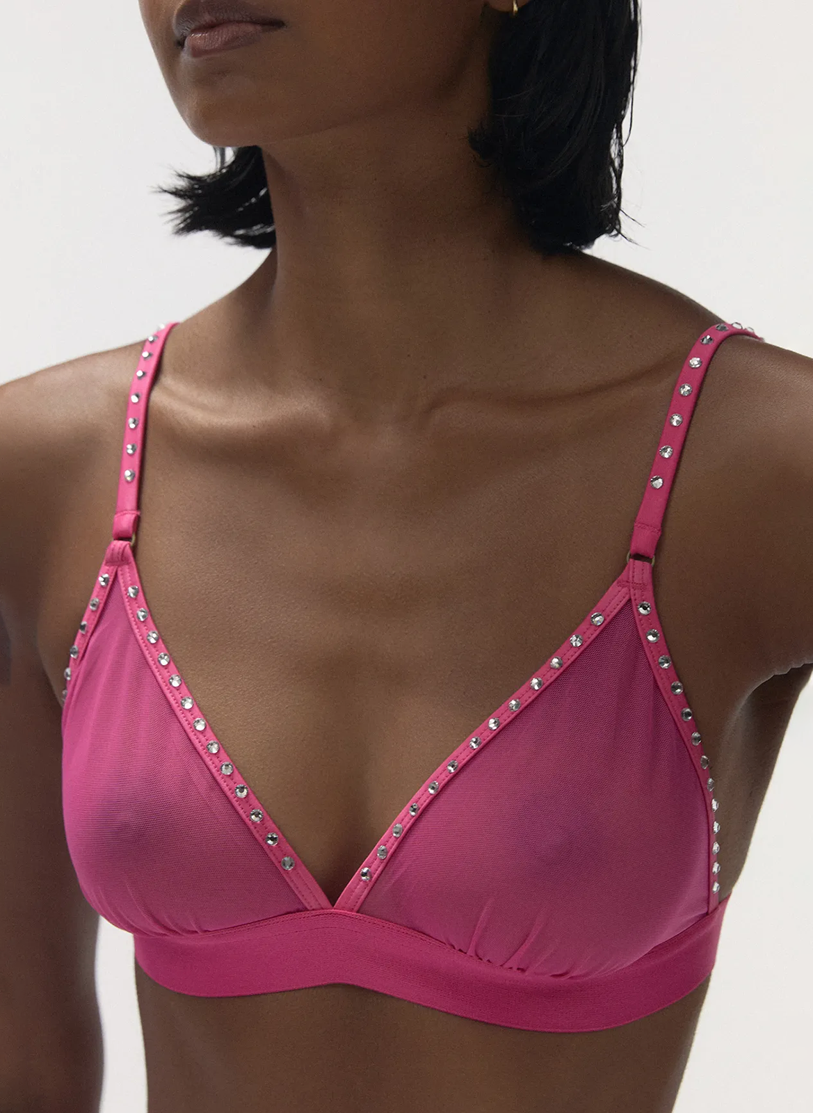 Triangle bralette Pink