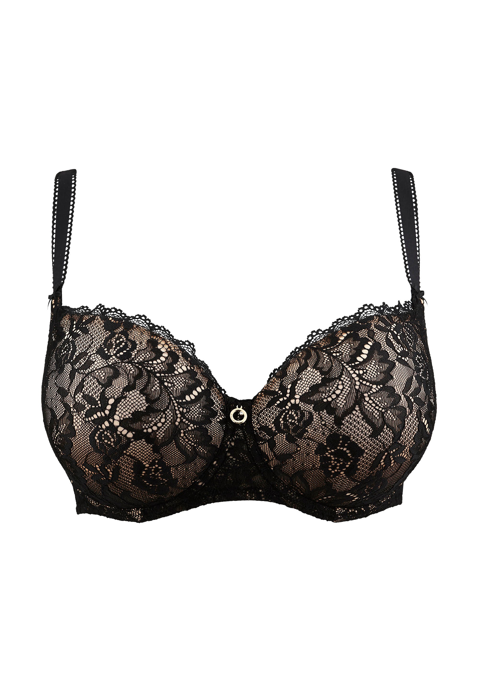 Comfort half-cup shell bra AUBADE Black