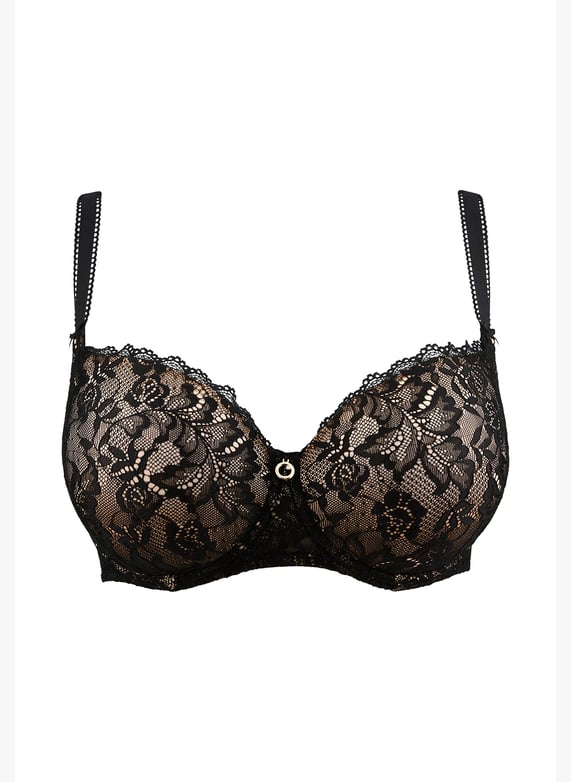 Comfort half-cup shell bra | Black by AUBADE Comfort half-cup shell bra Black