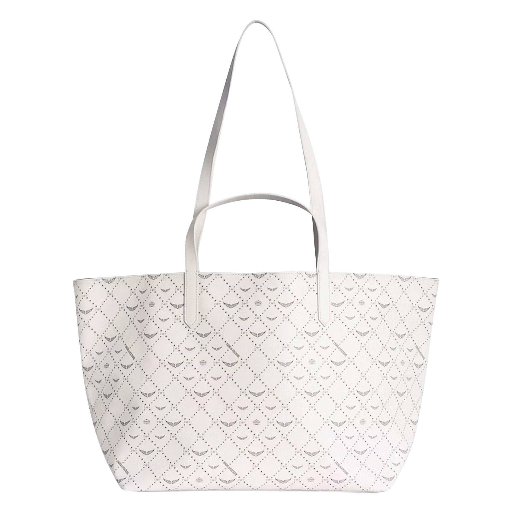 XL Monogram Shopper Bag ZADIG&VOLTAIRE White