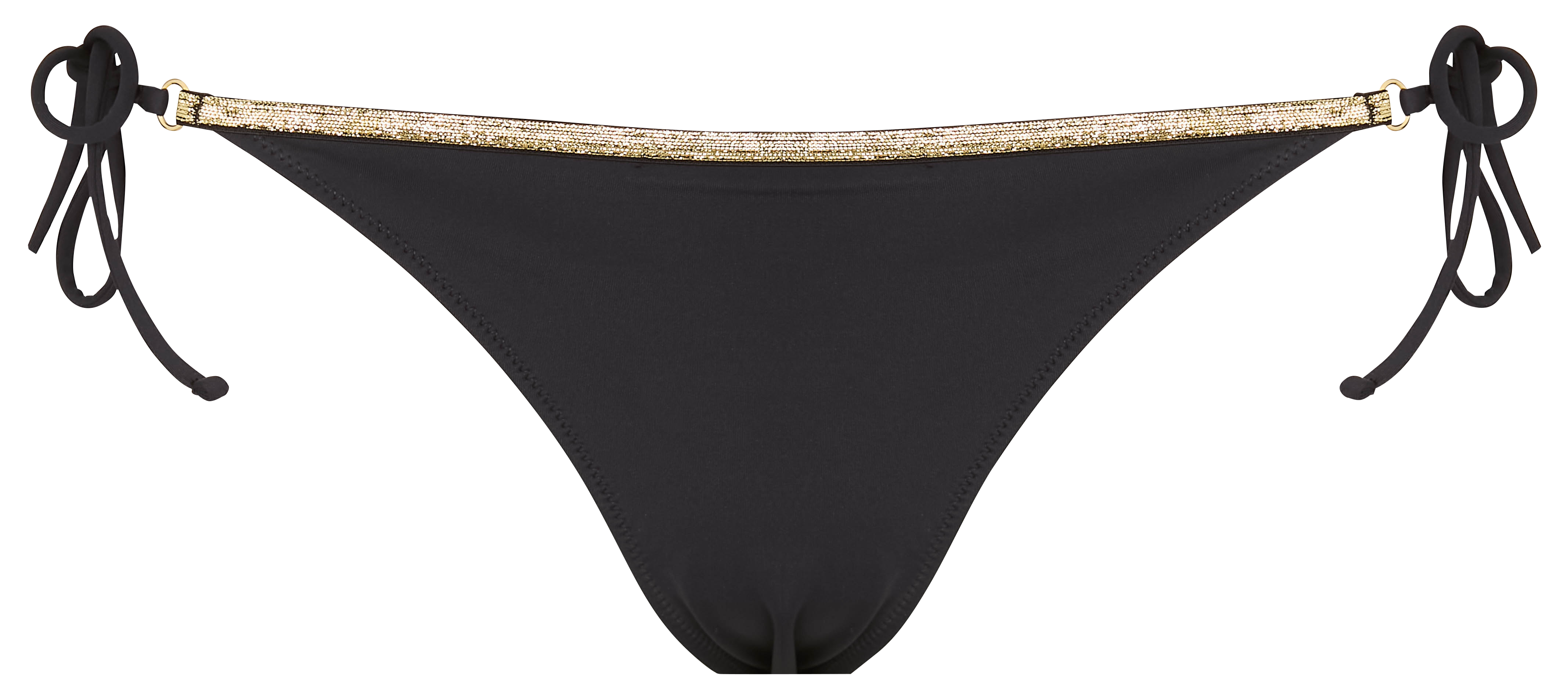 Culotte de bain en fibres recyclées mélangées LA NOUVELLE Noir