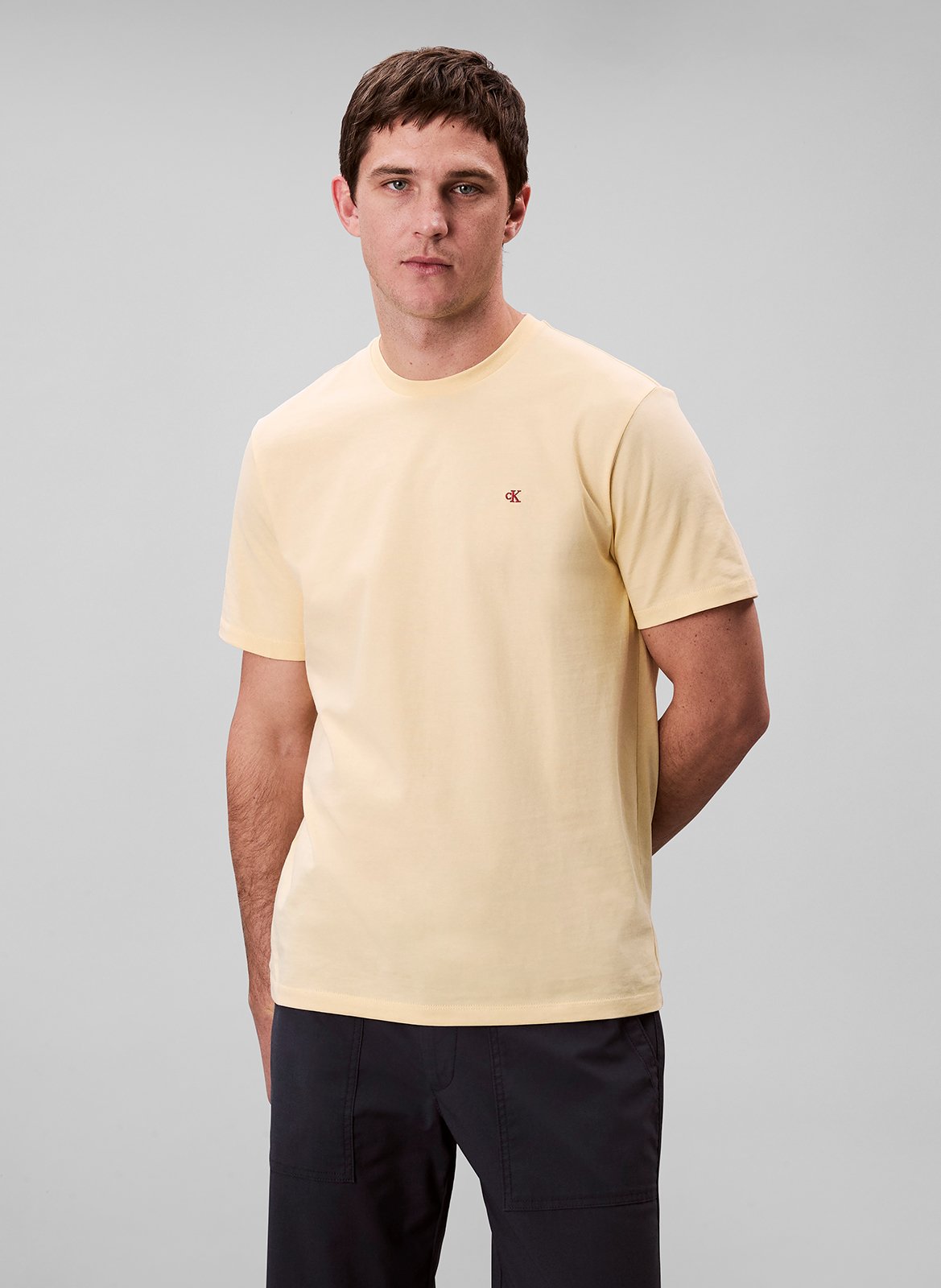 Tee-shirt droit en coton CALVIN KLEIN