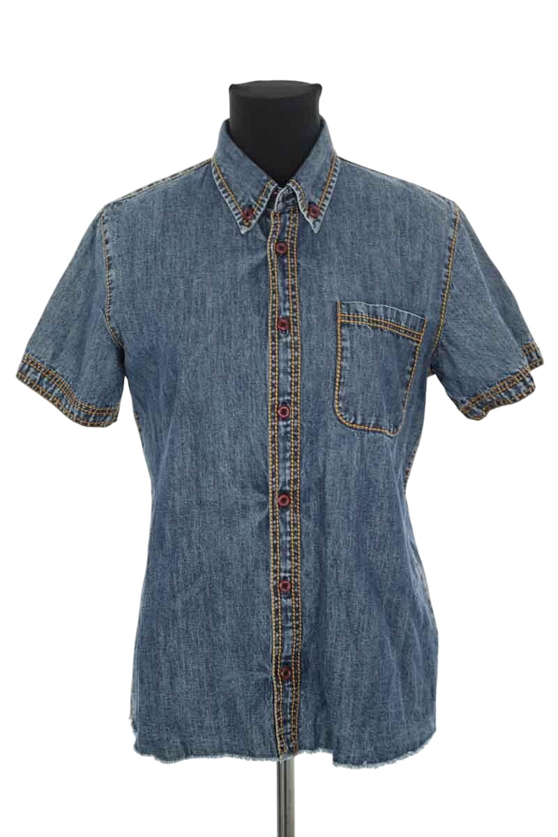 Cotton shirt LAURENCE BRAS - Seconde Main Blue