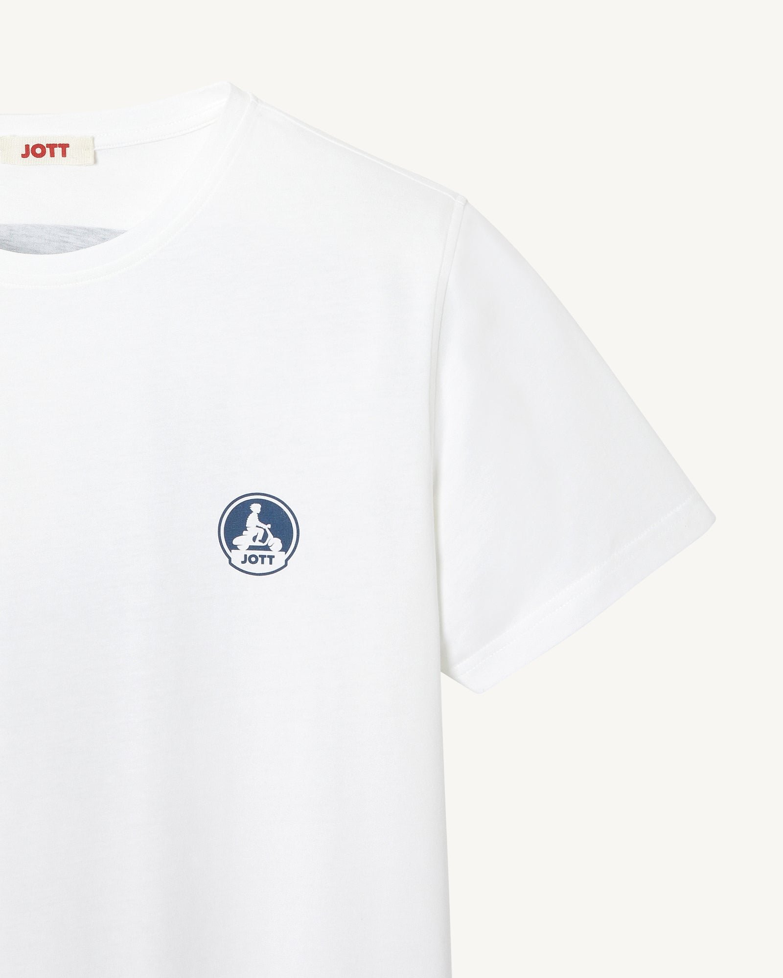 Lightweight organic cotton pietro t-shirt JOTT White