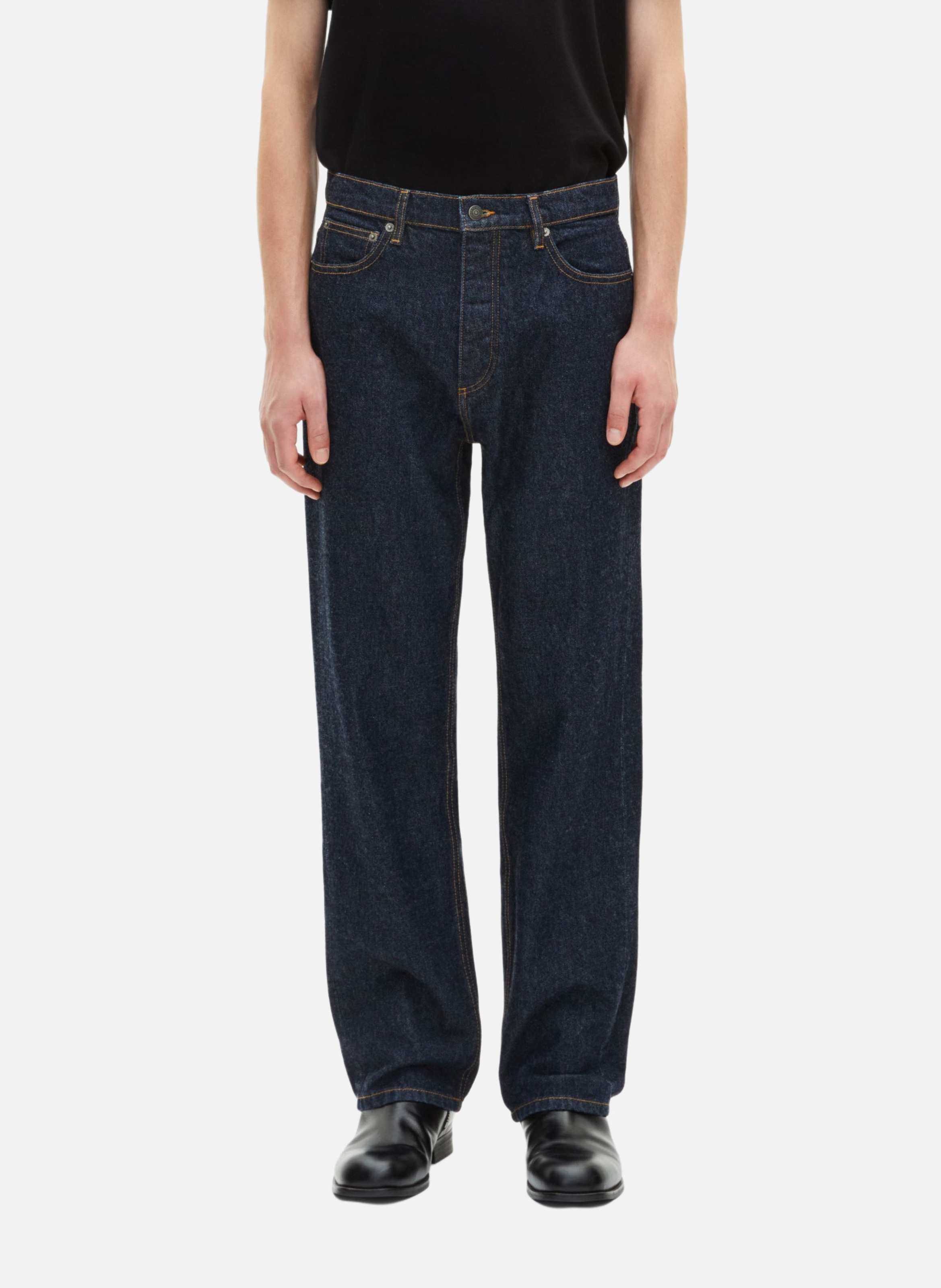 Raw straight jeans THE KOOPLES Blue