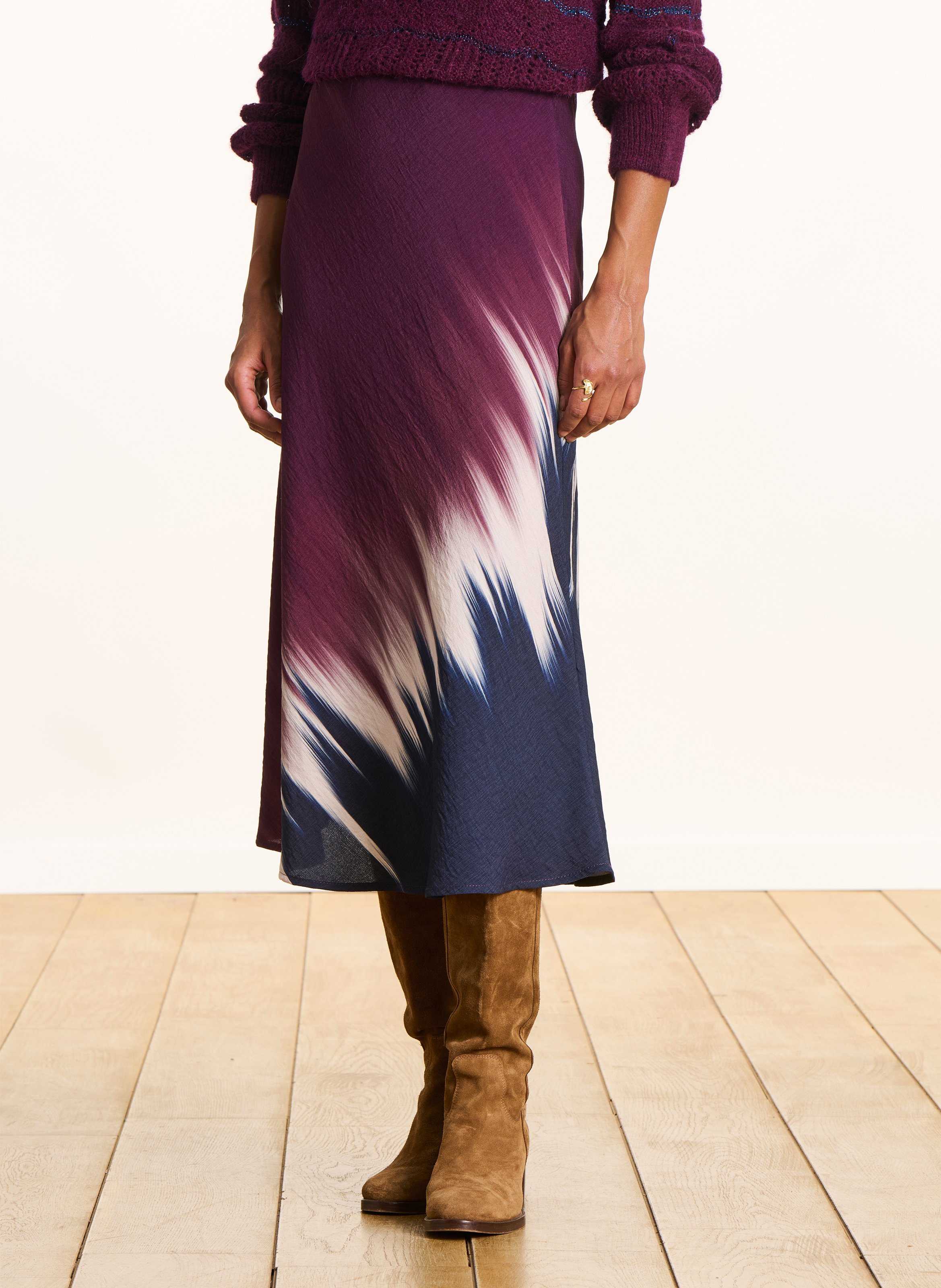 Halflange jurk met print LA FEE MARABOUTEE Veelkleurig