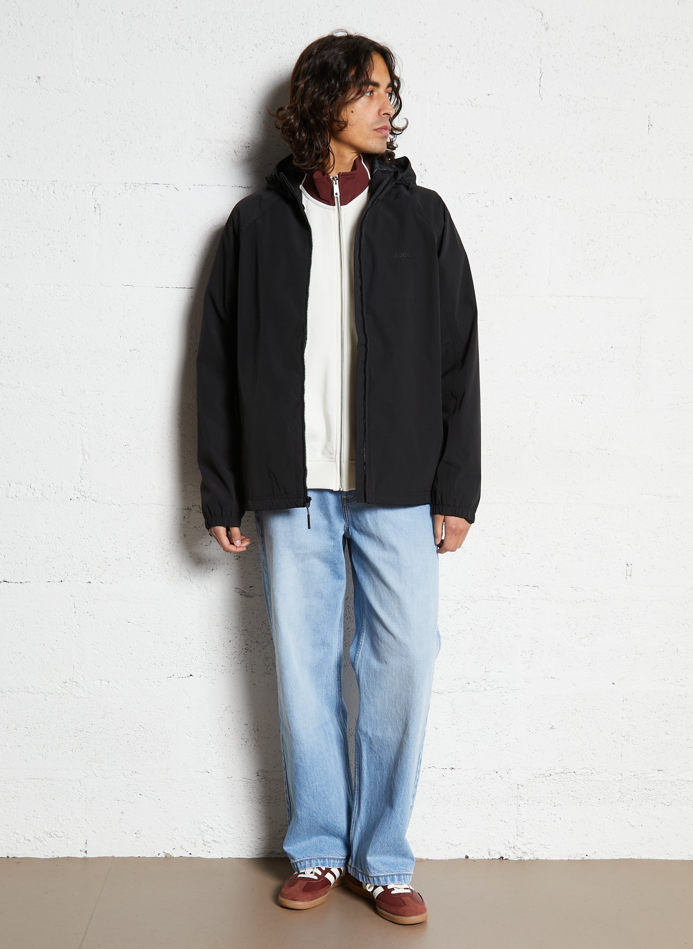 Jasje met opstaande kraag DICKIES Zwart