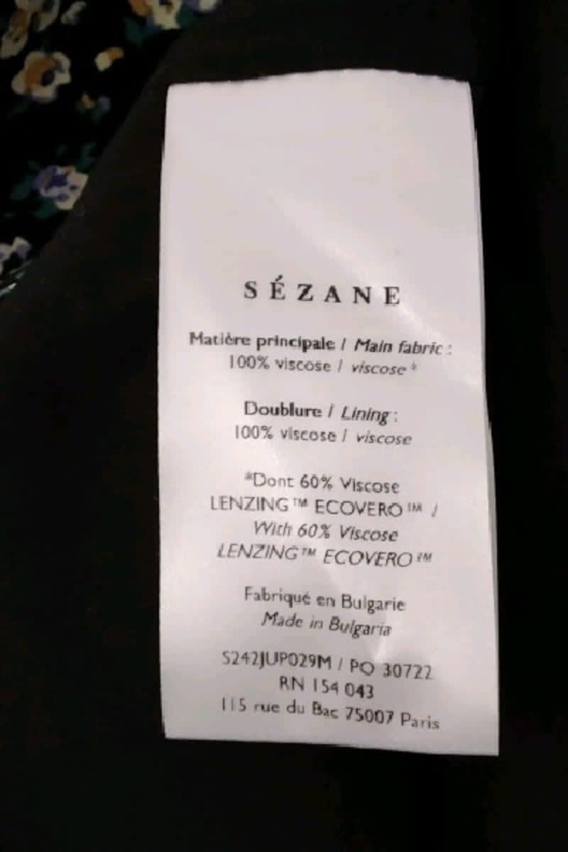 Mini skirt SEZANE - Seconde main Black