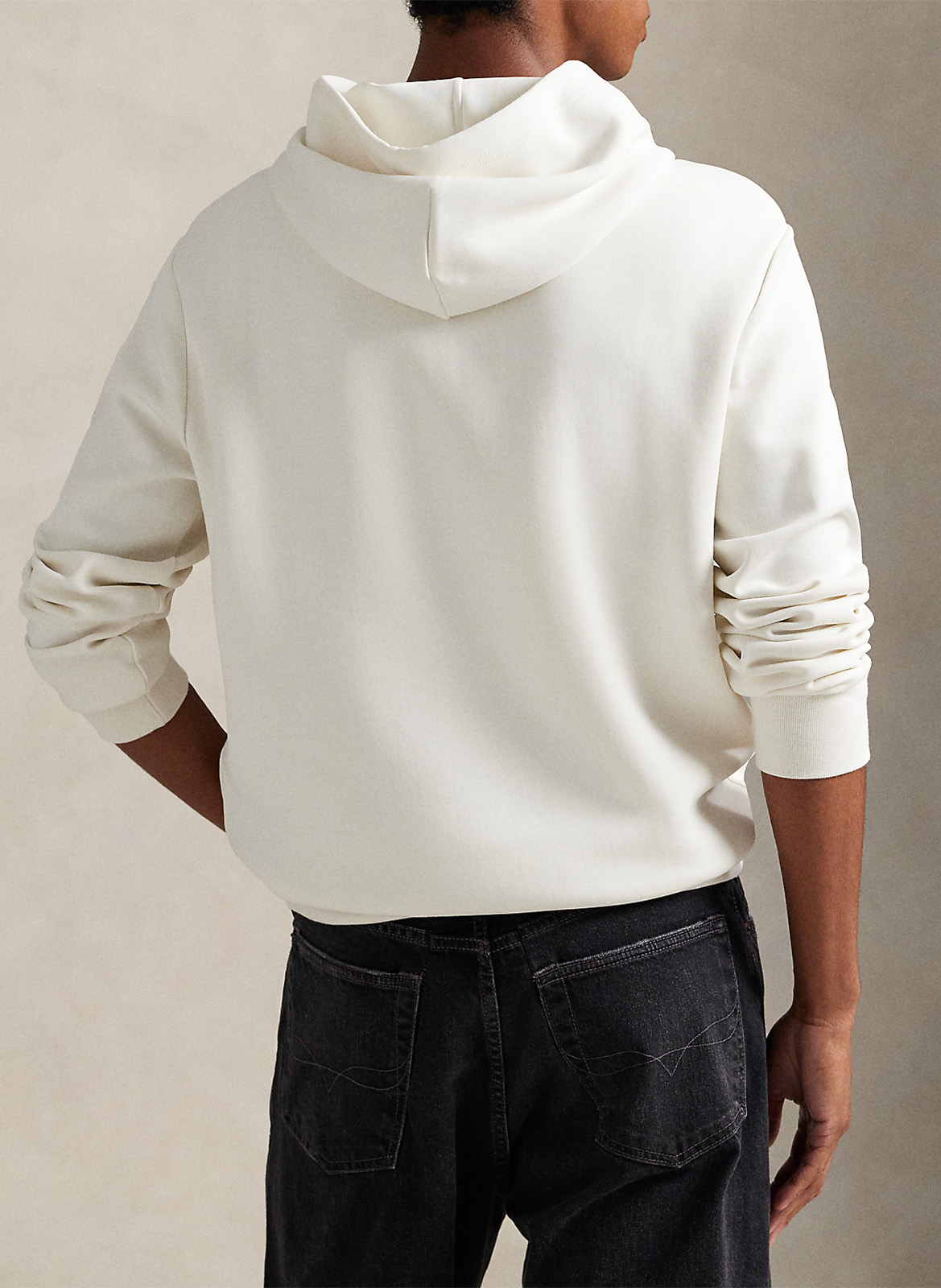 Plain hooded sweatshirt with embroidery POLO RALPH LAUREN White