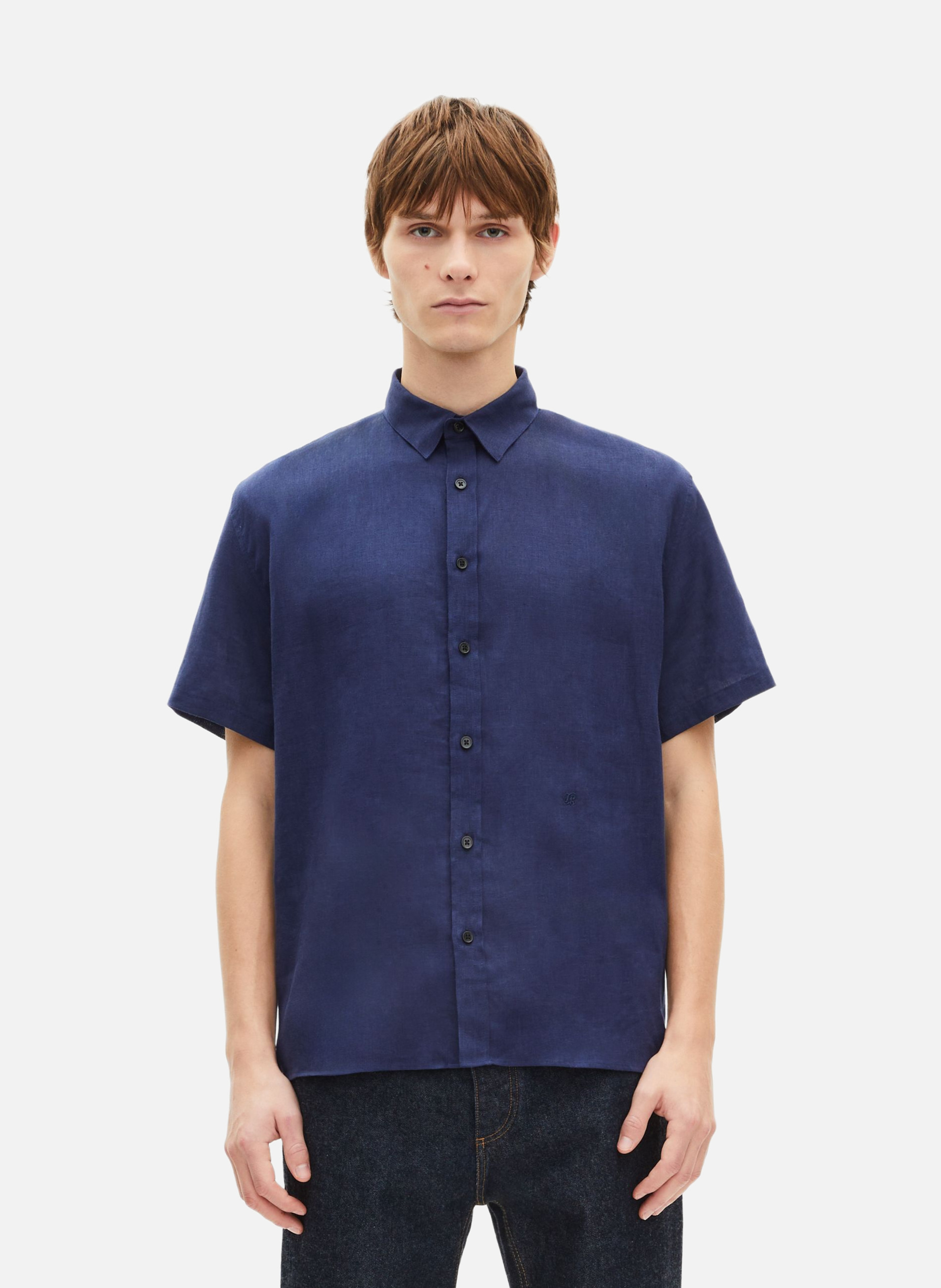 Linen shirt THE KOOPLES Blue