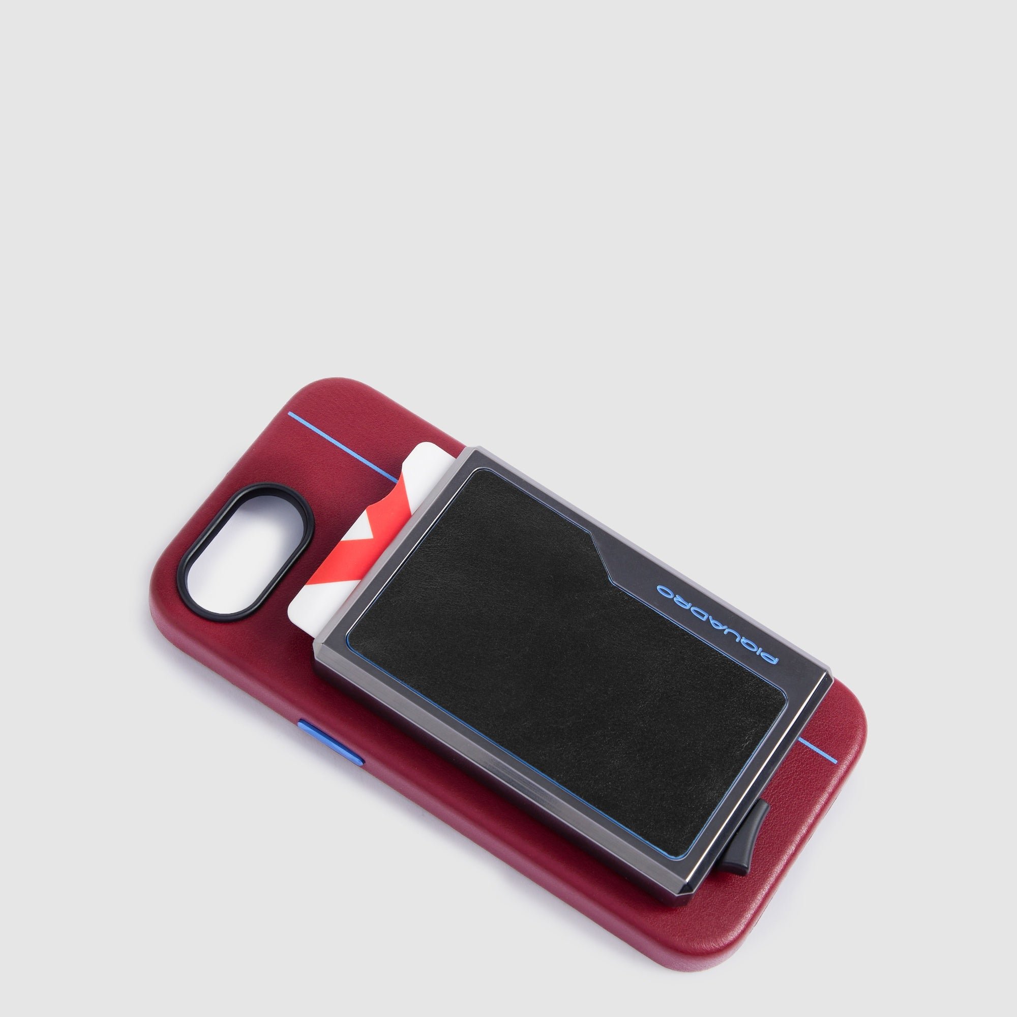 Automatic magsafe cardholder PIQUADRO Black