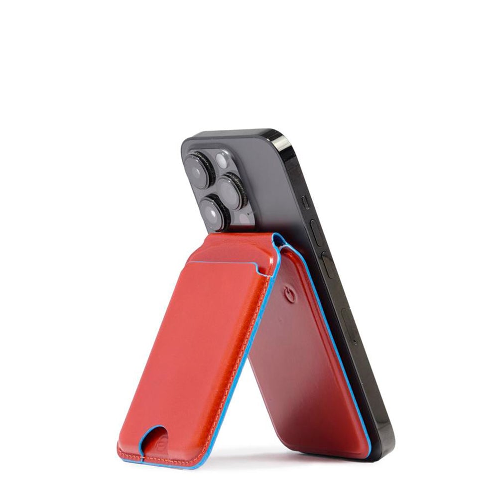 Portefeuille magsafe avec traqueur rechargeable PIQUADRO