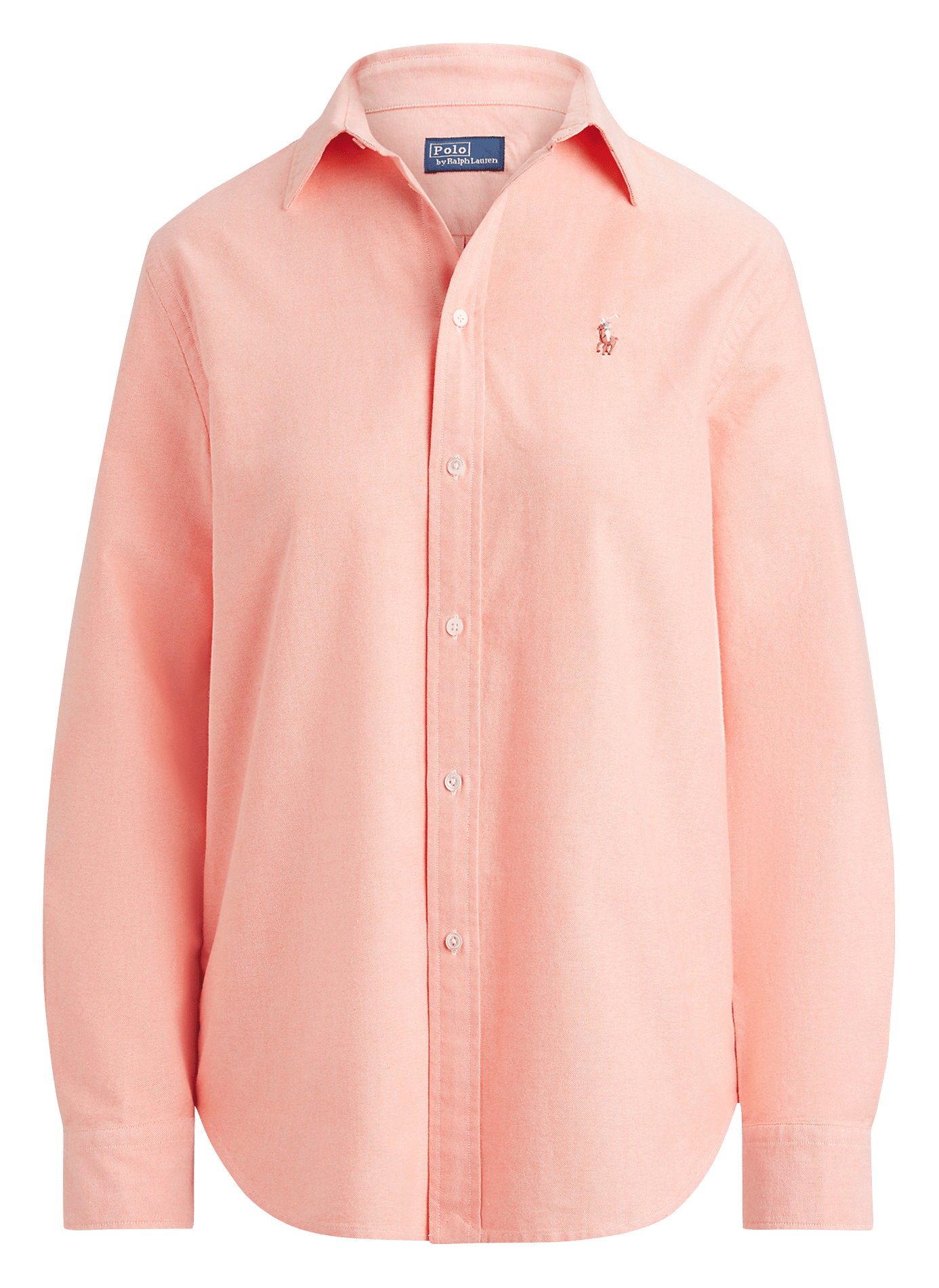Katoenen T-shirt met polokraagje POLO RALPH LAUREN Oranje