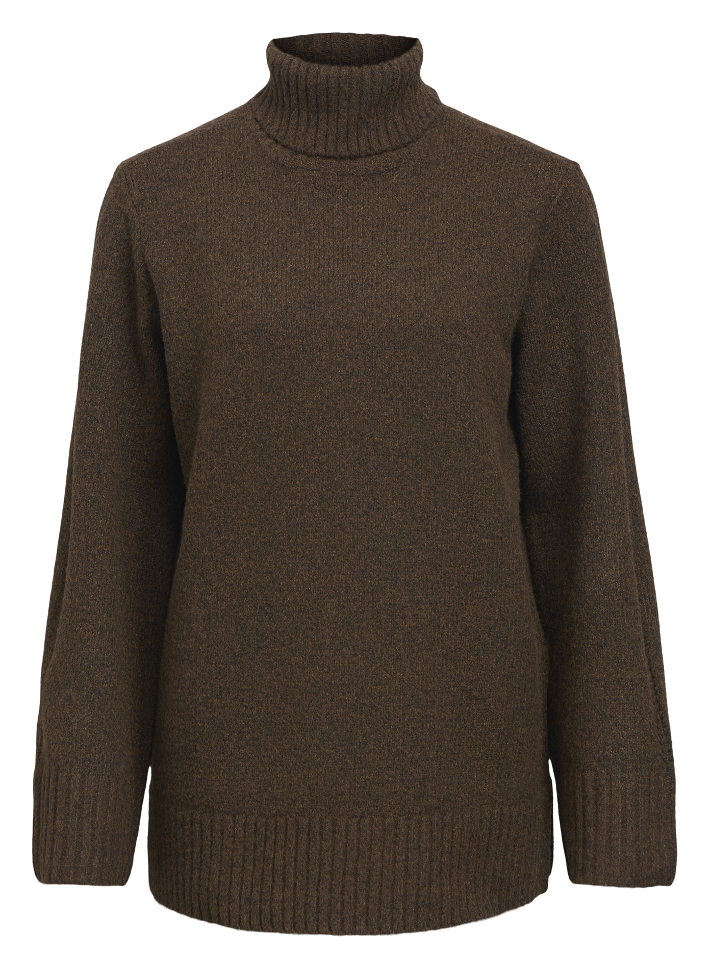 Oversize Rollkragenpullover OBJECT Braun