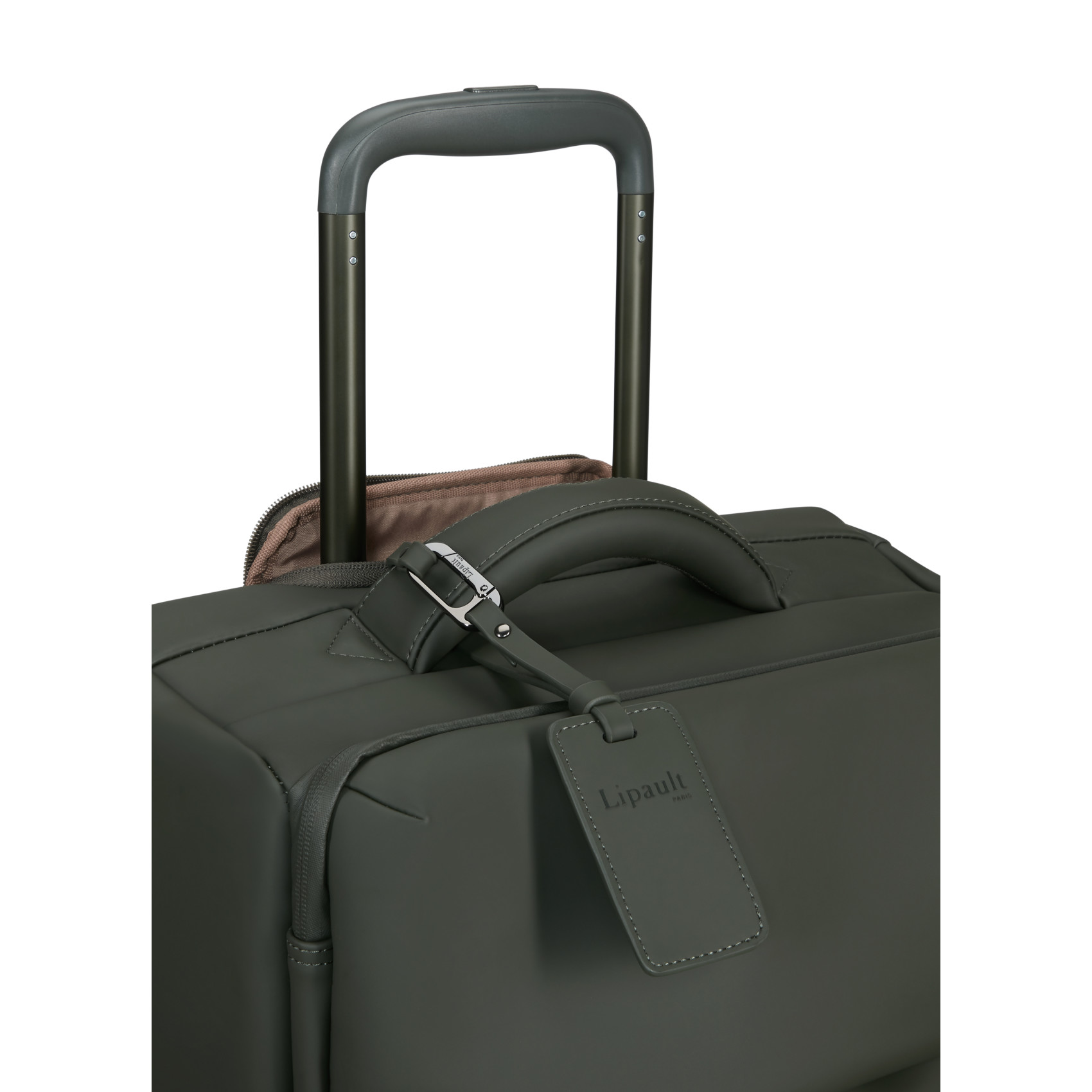 Lost in Berlin 4-wheel carry-on suitcase size S LIPAULT Khaki