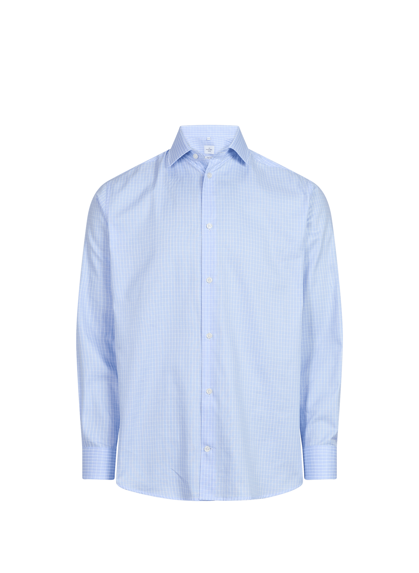 Straight-fit shirt in Icare cotton AU PRINTEMPS PARIS Blue