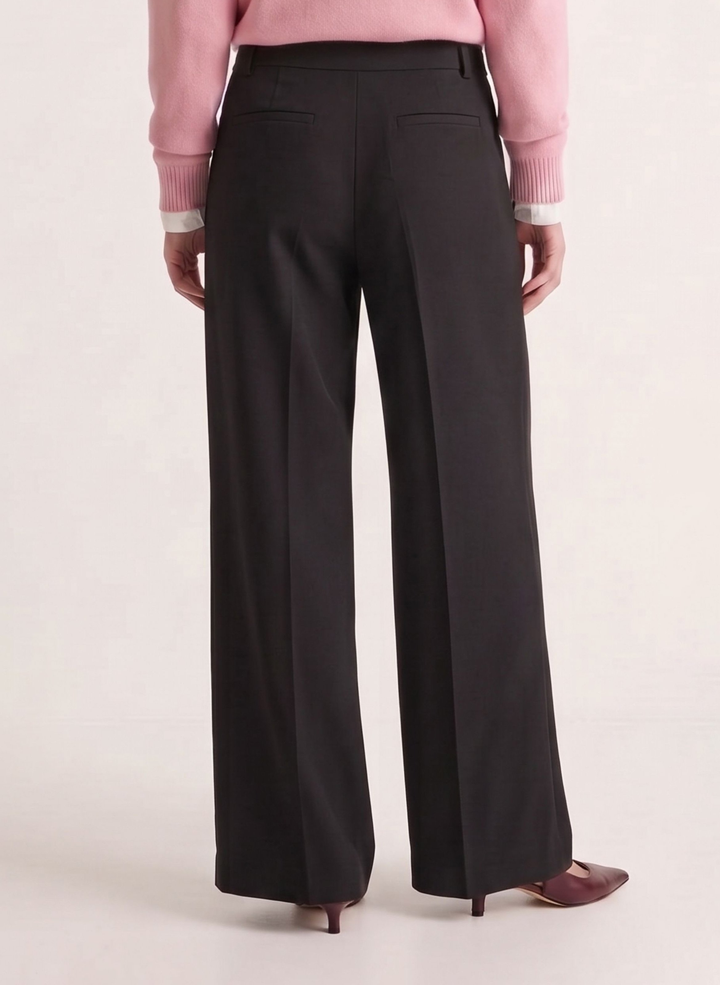 Pantalon droit large KOOKAI Noir