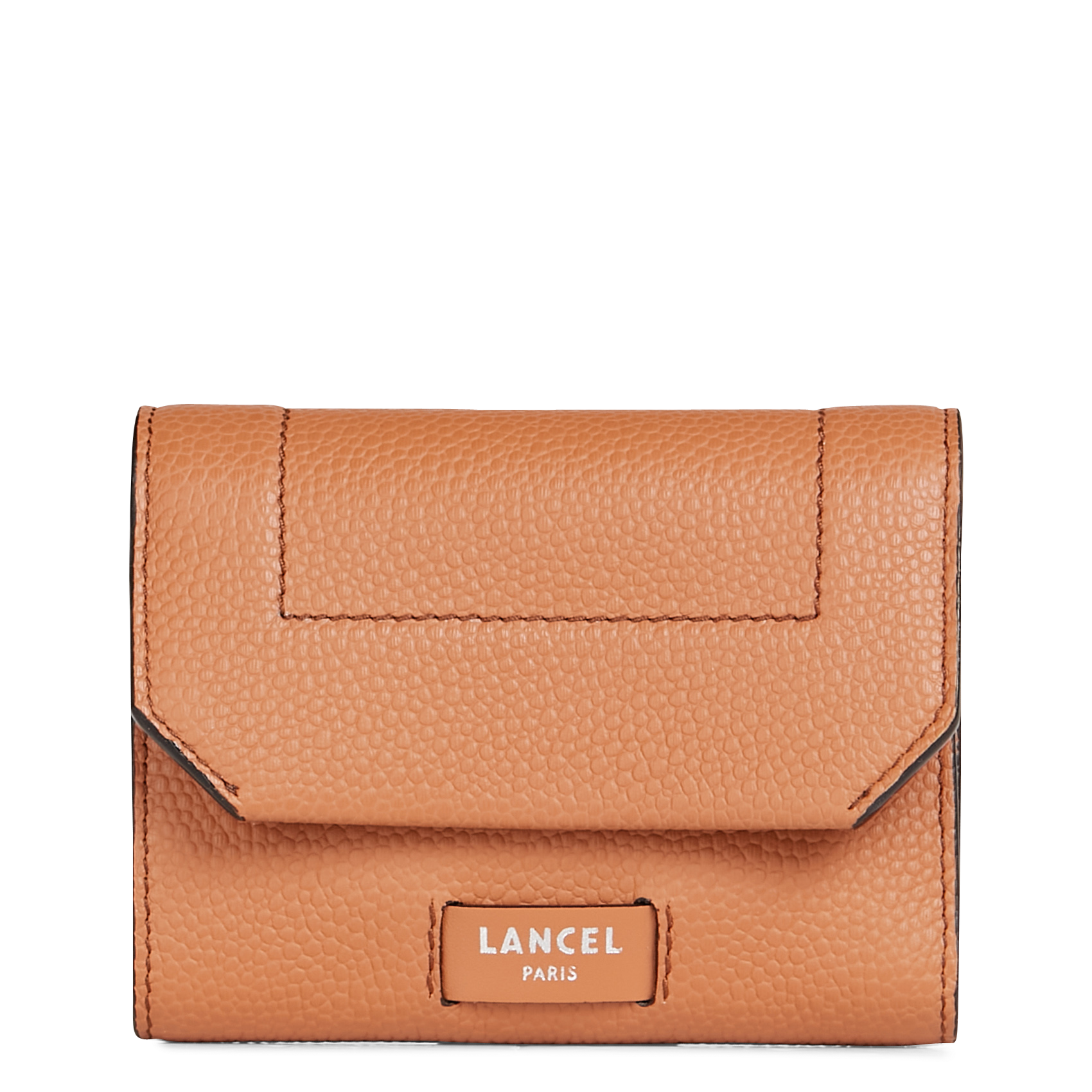 Portefeuille en cuir LANCEL Marron