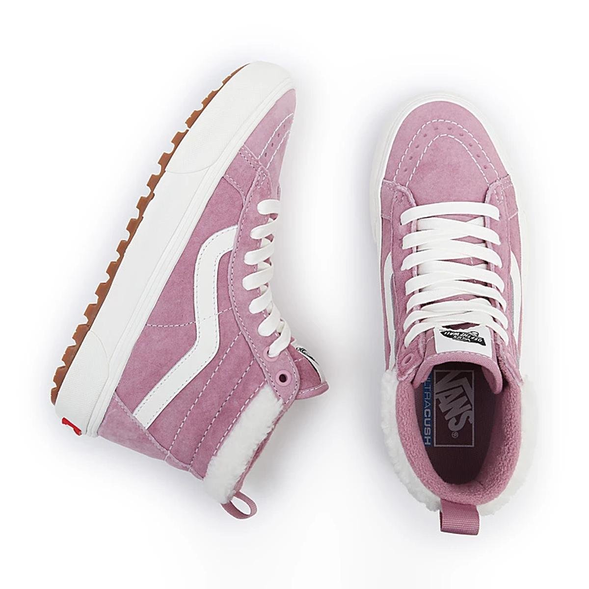 Baskets hautes Ua sk8-Hi mte1 Rose Vans Femme Place des Tendances