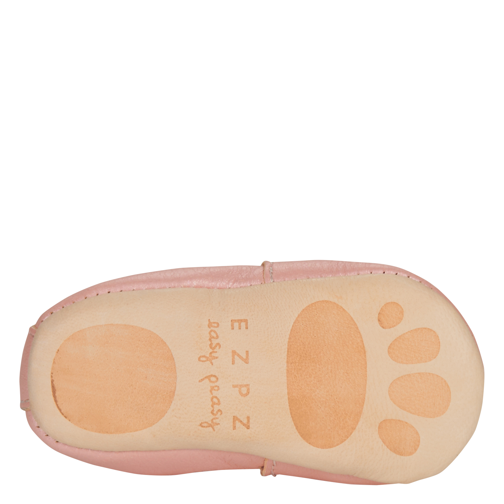 Chaussons en cuir EASY PEASY Rose