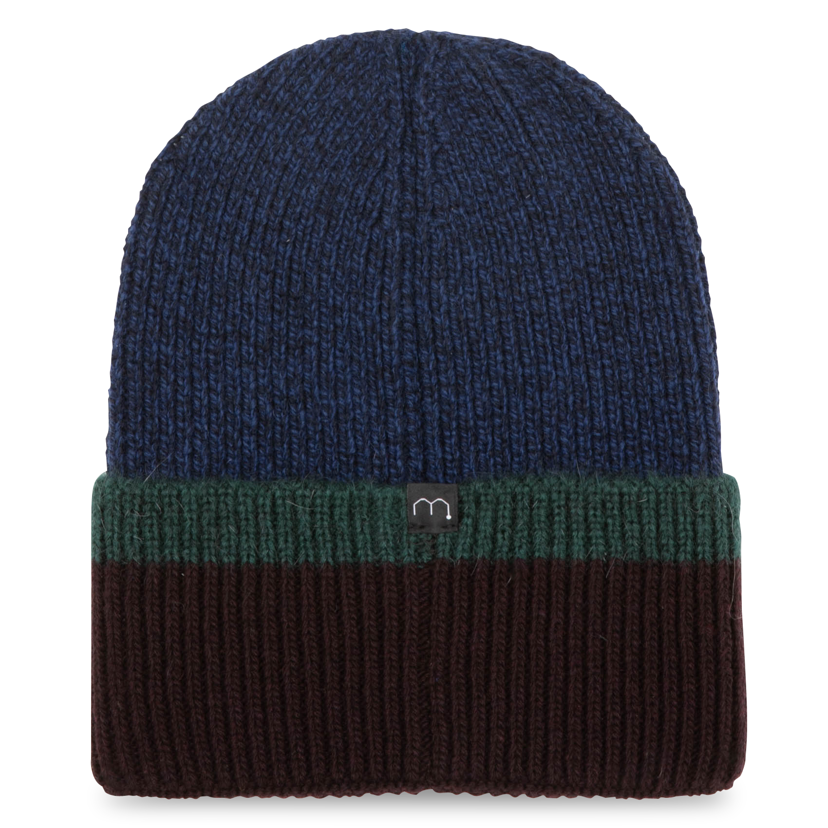Printed wool blend beanie MAPOESIE Multicolored