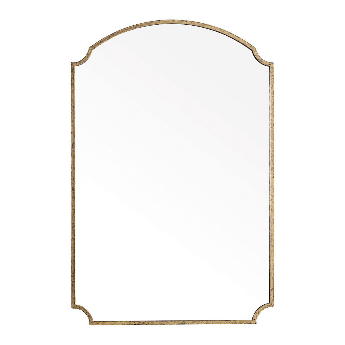 Mirror Margaux in aged gold metal - h. 120 cm BLANC D'IVOIRE Golden