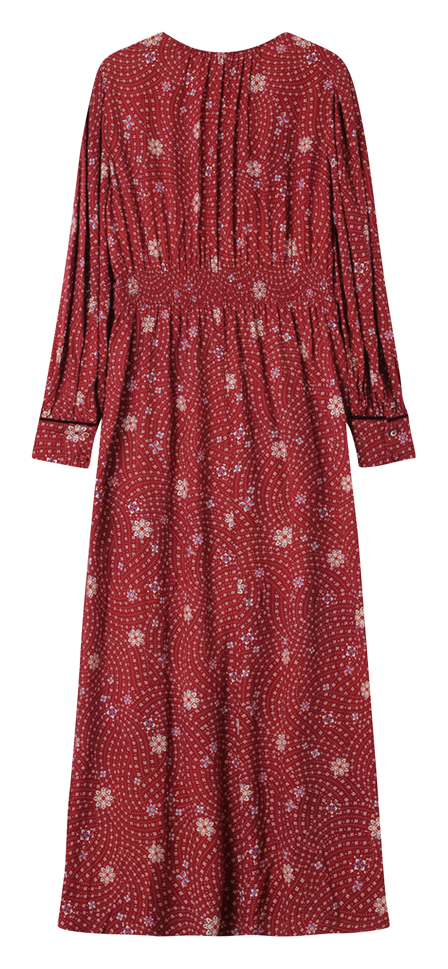 Long V-neck dress GRACE ET MILA Brown