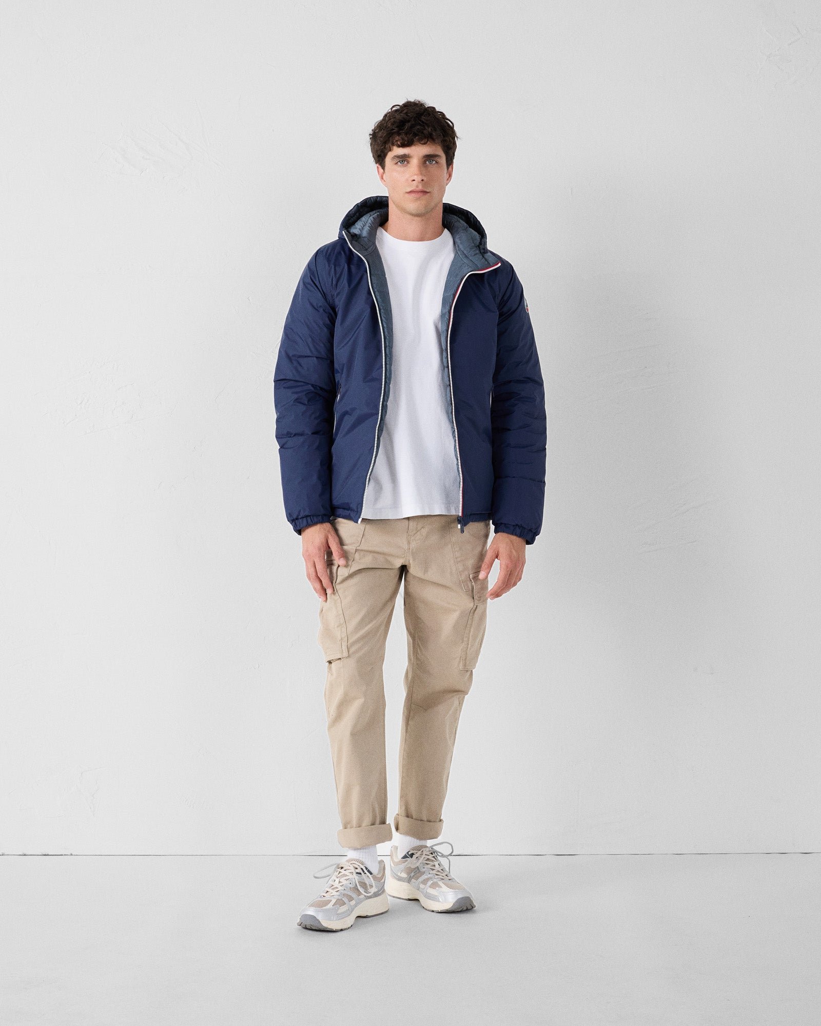 Reversible jacket navy/bluestone brummen JOTT Blue