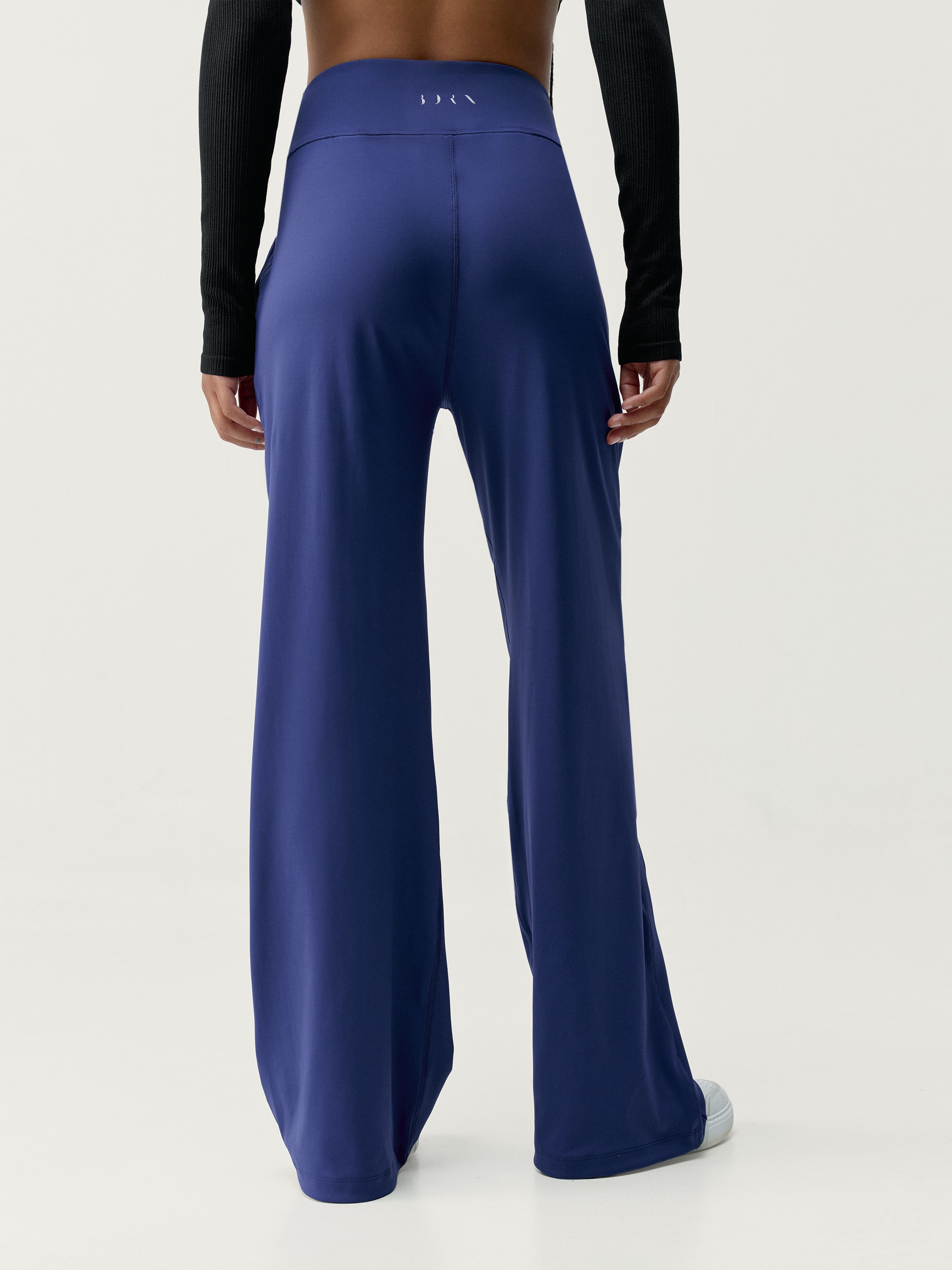 Comfortable straight cut trousers Lua BORN LIVING YOGA Blue