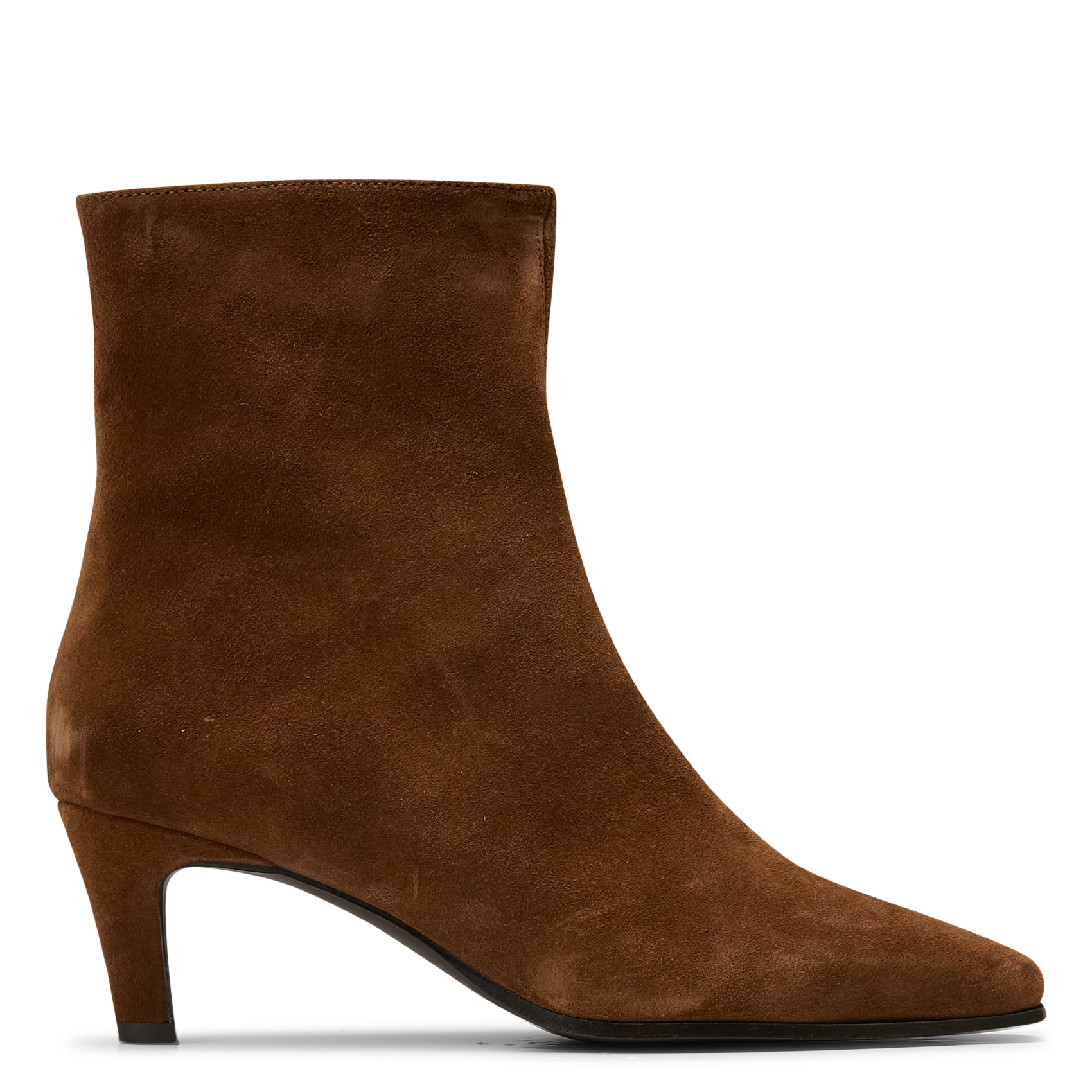 Bottines à talons en cuir velours MELLOW YELLOW Marron