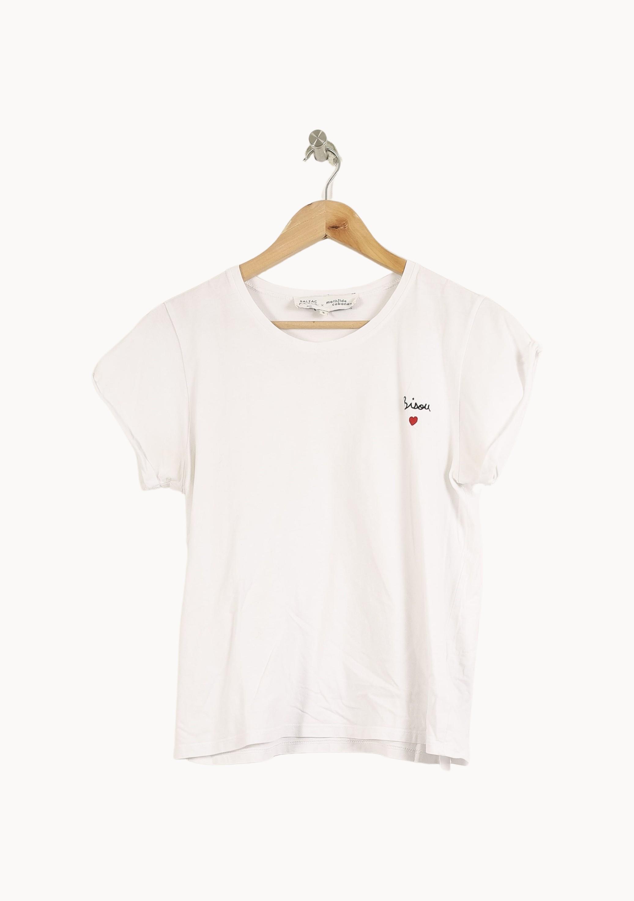 Tommy Badge T-shirt BALZAC PARIS - Seconde Main White