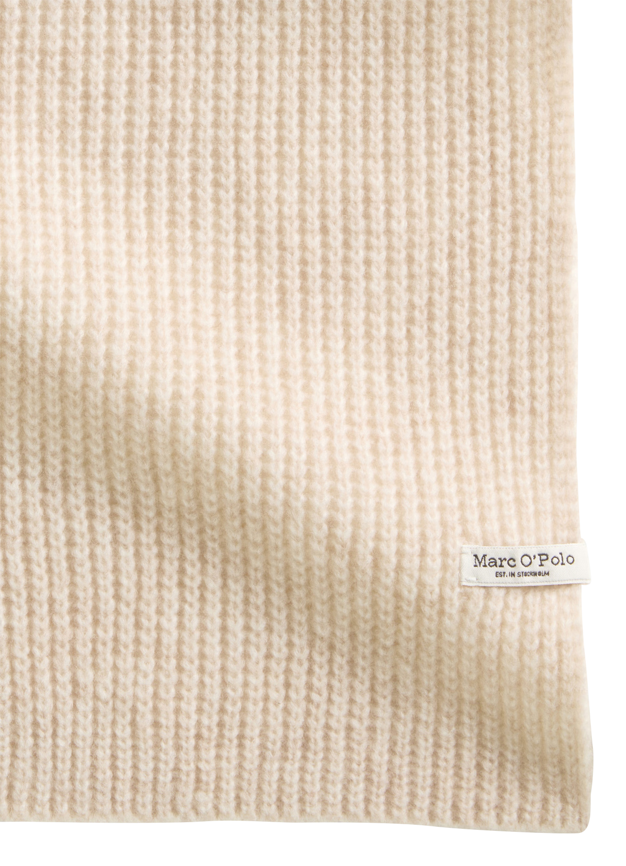 Bufanda lisa de lana mezclada MARC O'POLO Beige