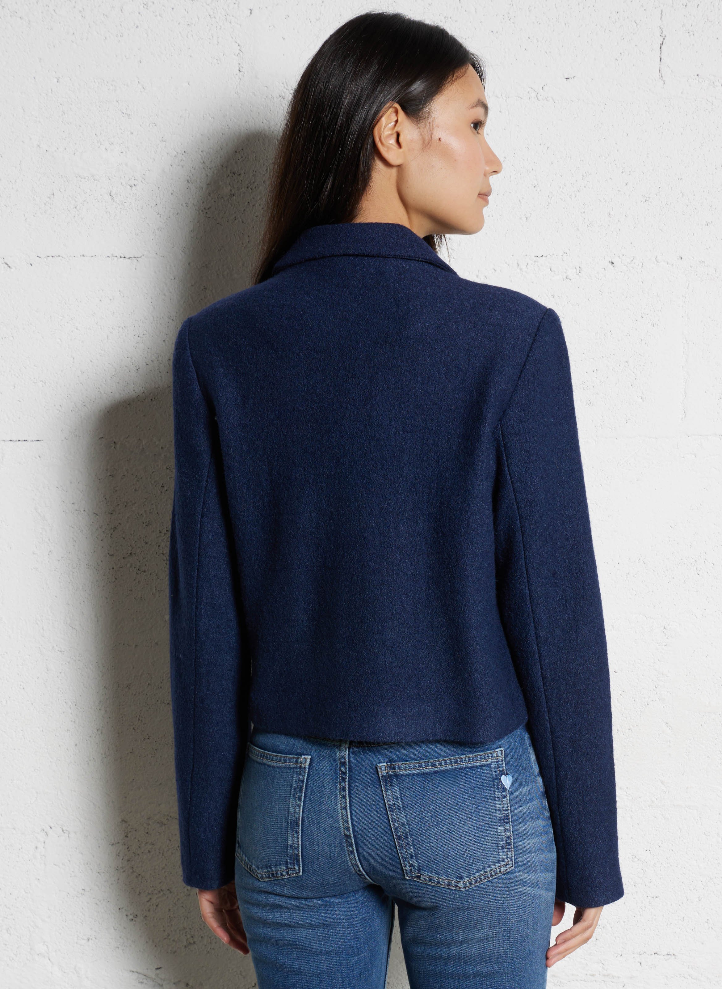 Jack met klassieke kraag FABIENNE CHAPOT Blauw