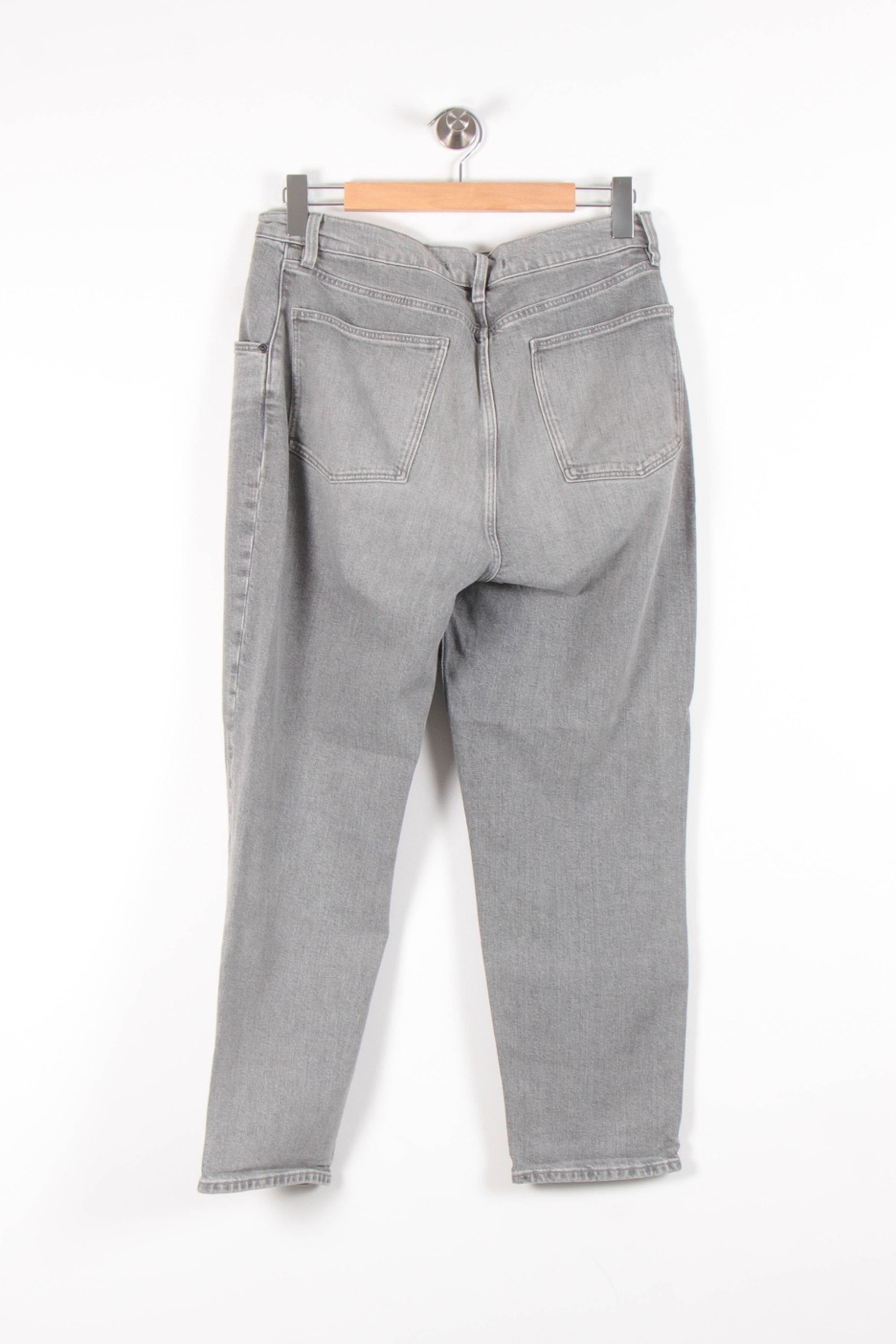 Cropped slim jeans with studs COMPTOIR DES COTONNIERS - Seconde main Grey