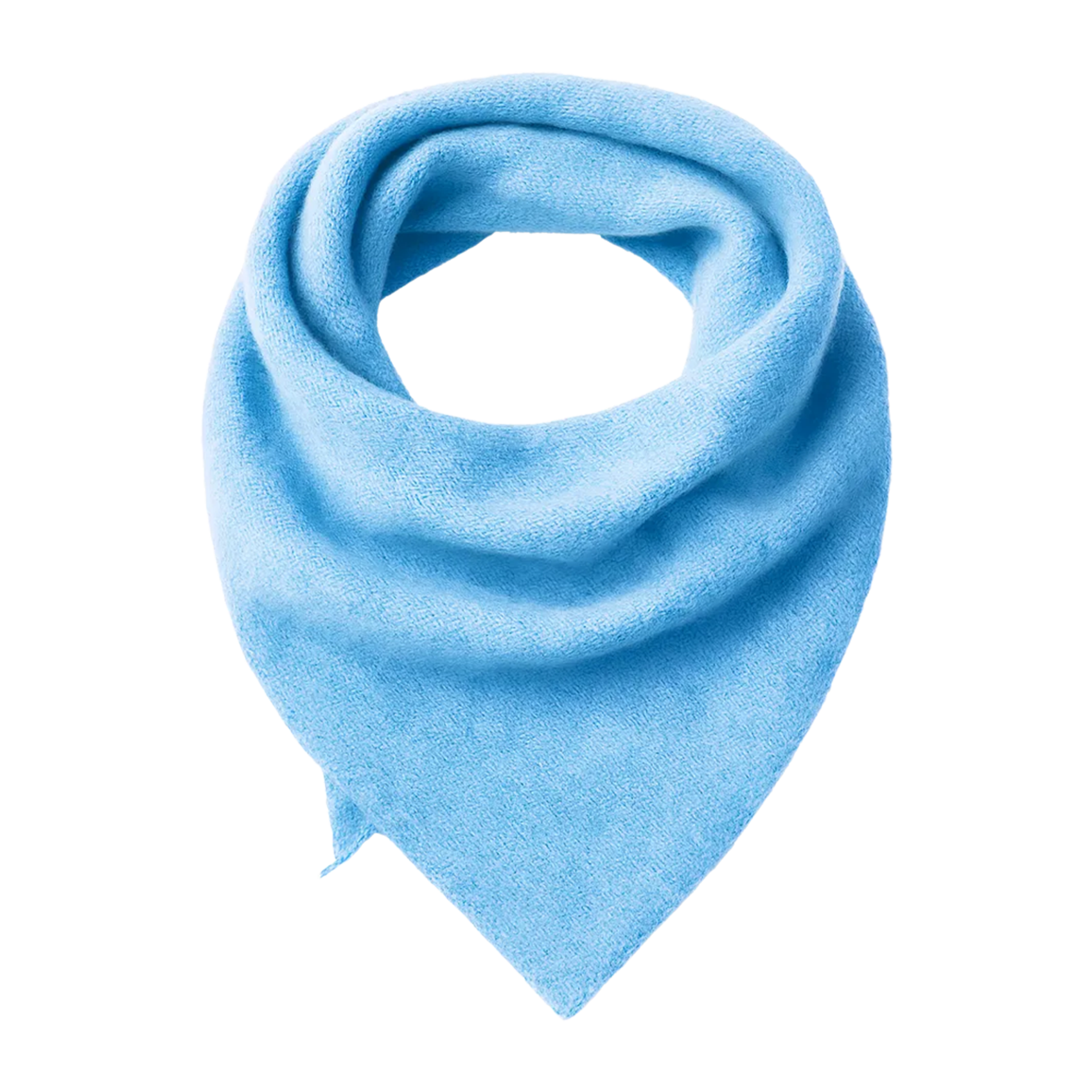 Echarpe triangle unie CEZEMBRE Bleu