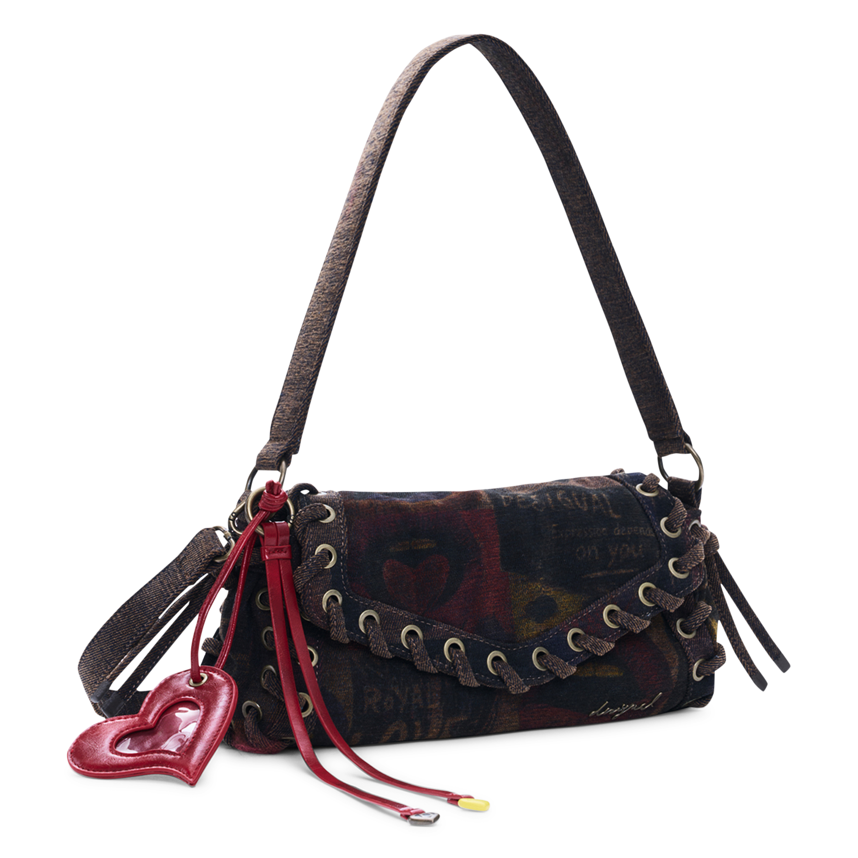 Sac à main en coton imprimé  DESIGUAL Multicolore