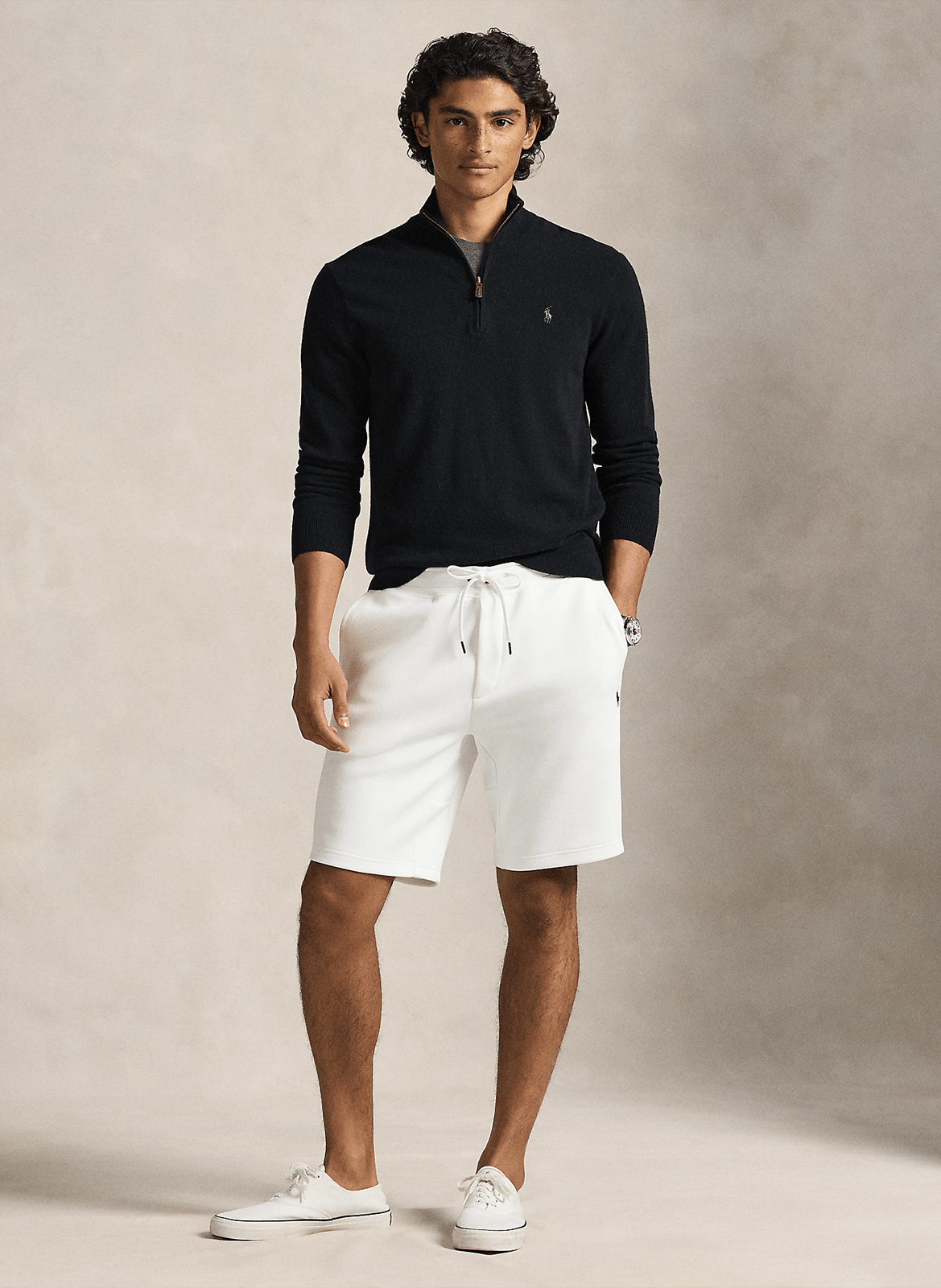 Recht short - katoenblend POLO RALPH LAUREN Wit