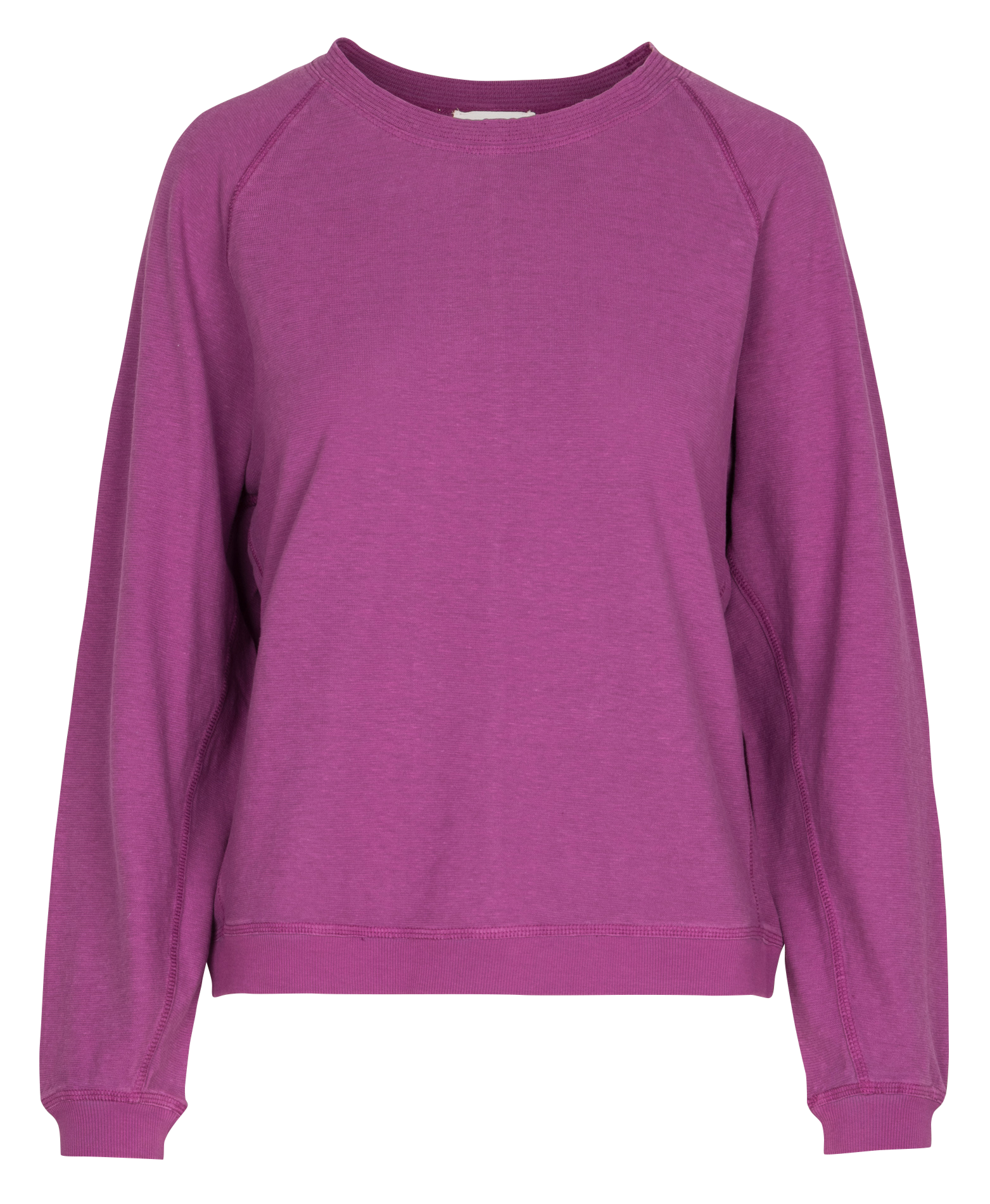 Basic cotton-mix T-shirt MAISON 123 Purple