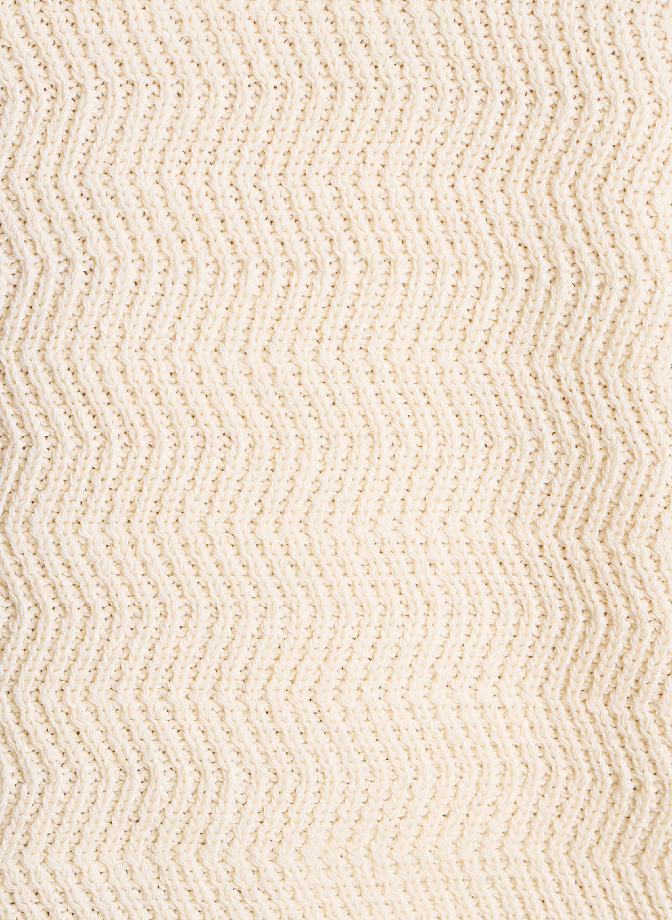 Pull court en tricot fantaisie rayé LA FEE MARABOUTEE Marron