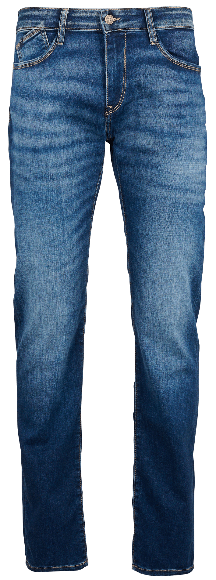 Rechte jeans - katoenblend LE TEMPS DES CERISES Blauw