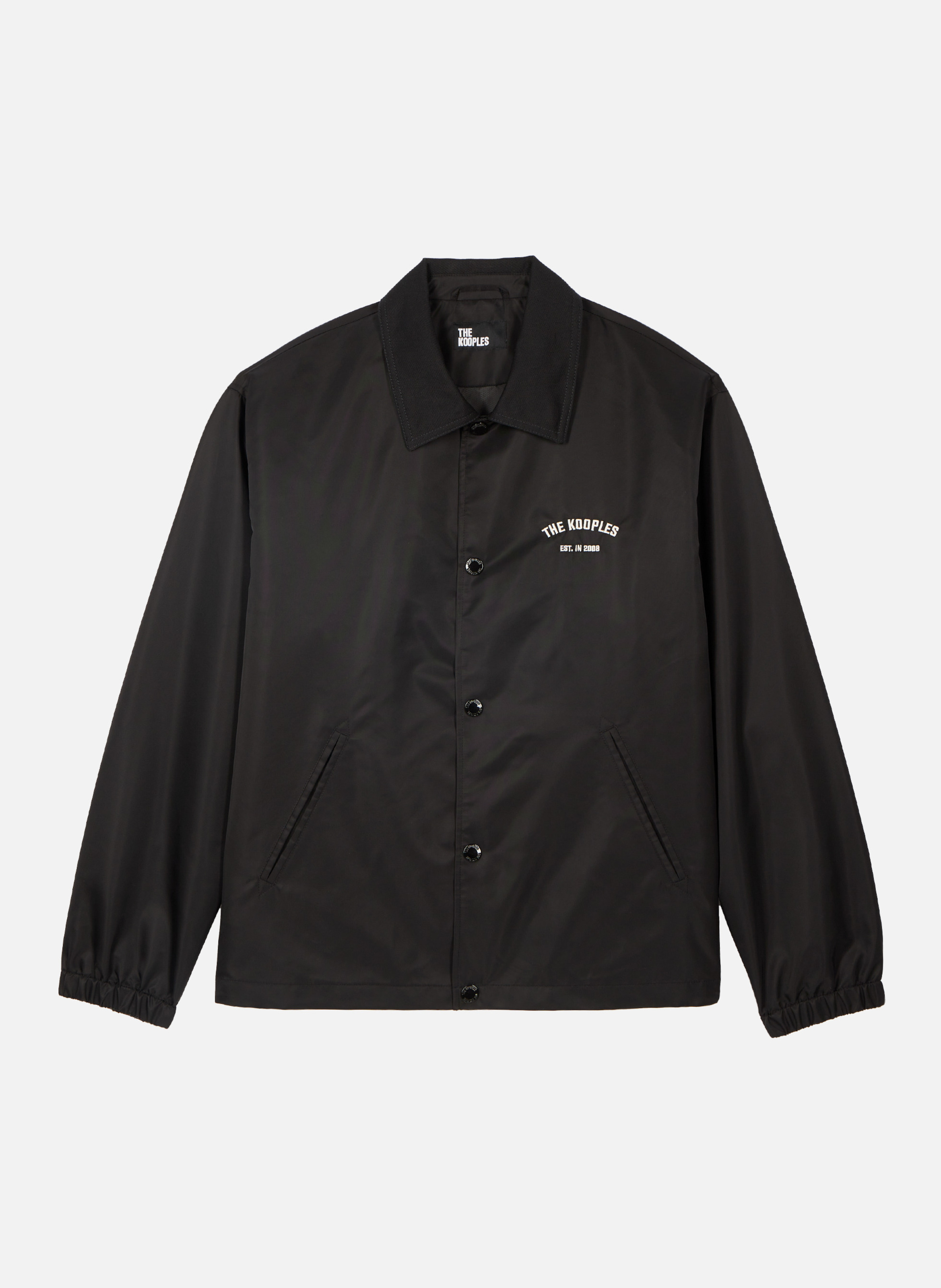 Jacket with back embroidery THE KOOPLES Black