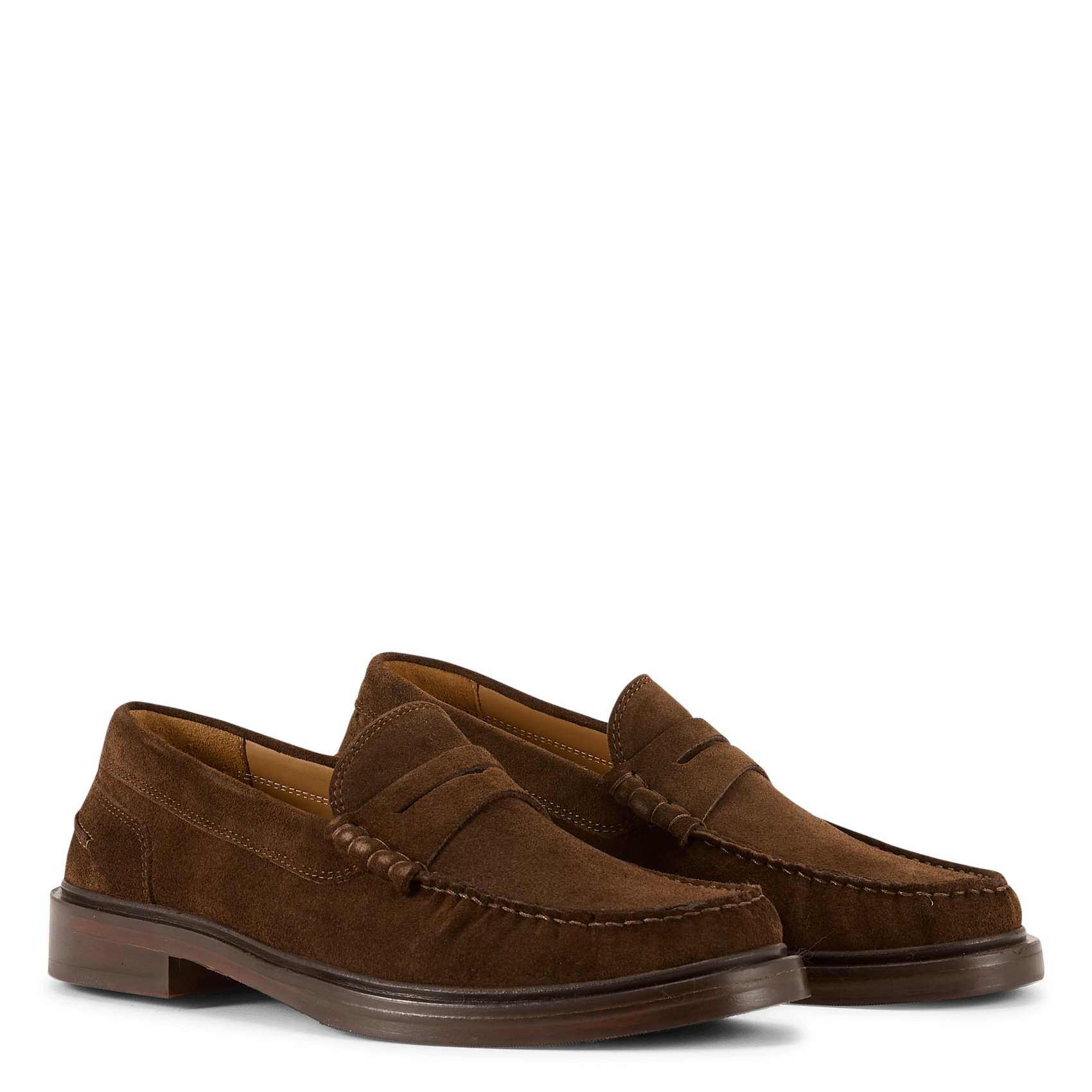 Mocassins en cuir suédé BOBBIES Marron