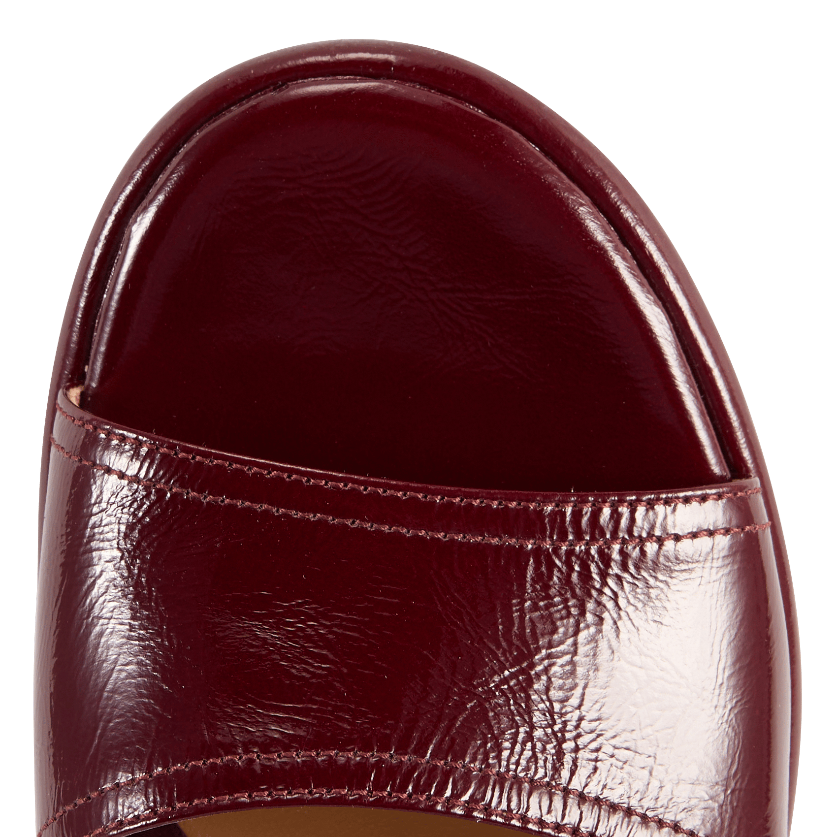 Patent leather high heel sandals MELLOW YELLOW Red