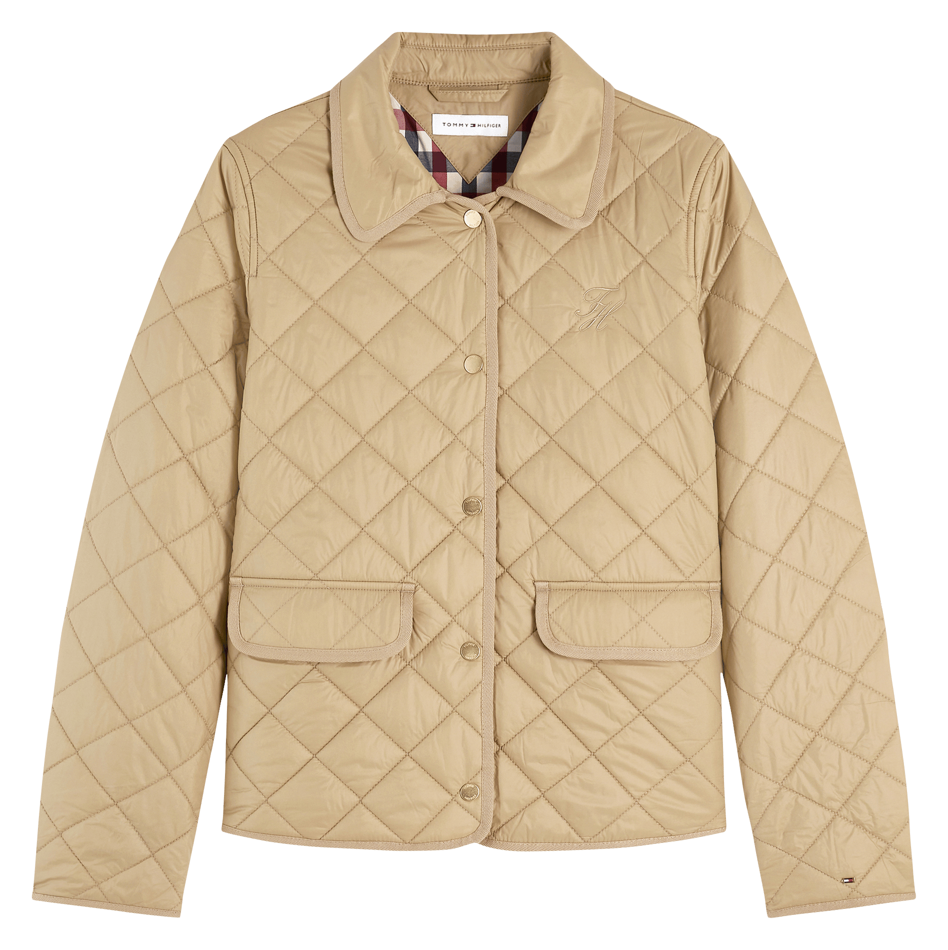Quilted straight-cut jacket TOMMY HILFIGER