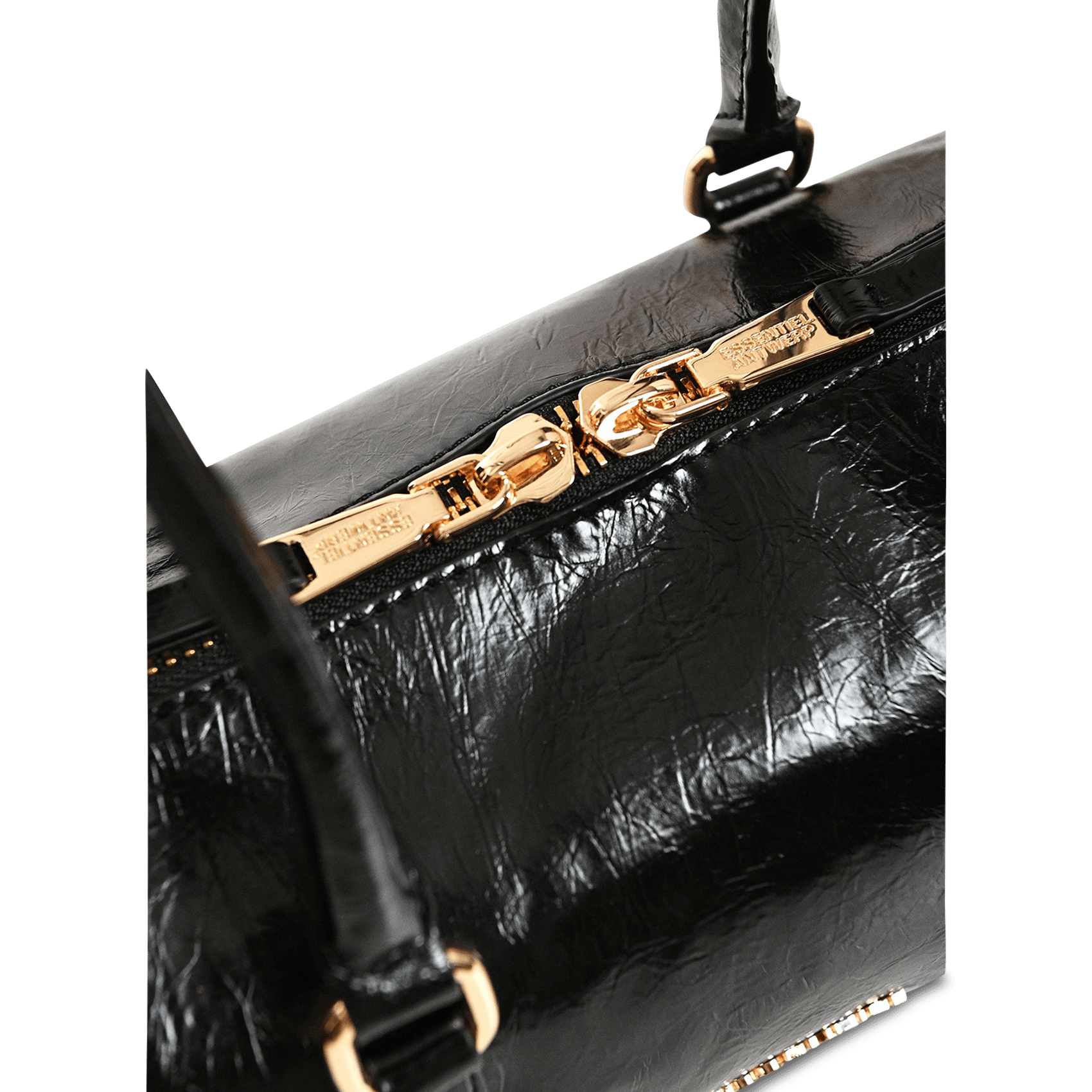 Sac porté épaule vernis ESSENTIEL ANTWERP Black