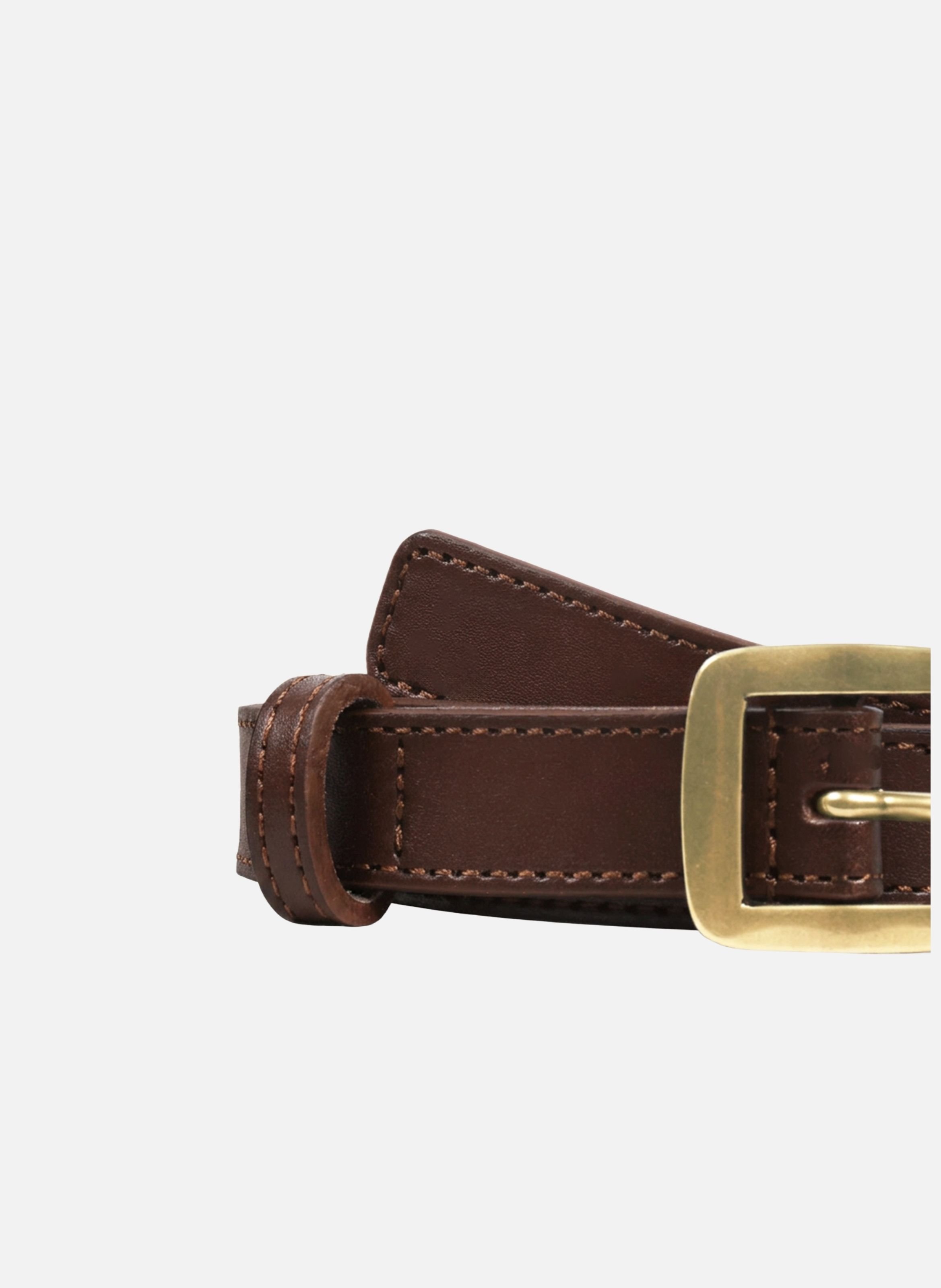 Alix leather belt JULES & JENN Brown